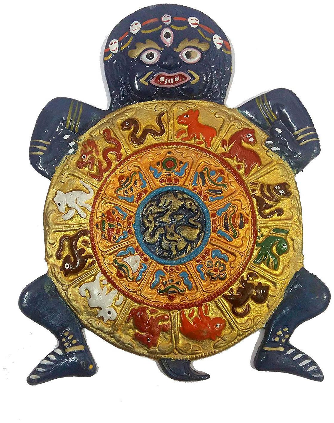 Astrocrystals9 Tibetan Auspicious Kaalachakra The Astrological Wheel Of Buddhism - Wall Hanging Evil Eye Protector
Astrocrystals9 Tibetan Auspicious Kaalachakra The Astrological Wheel Of Buddhism - Wall Hanging Evil Eye Protector