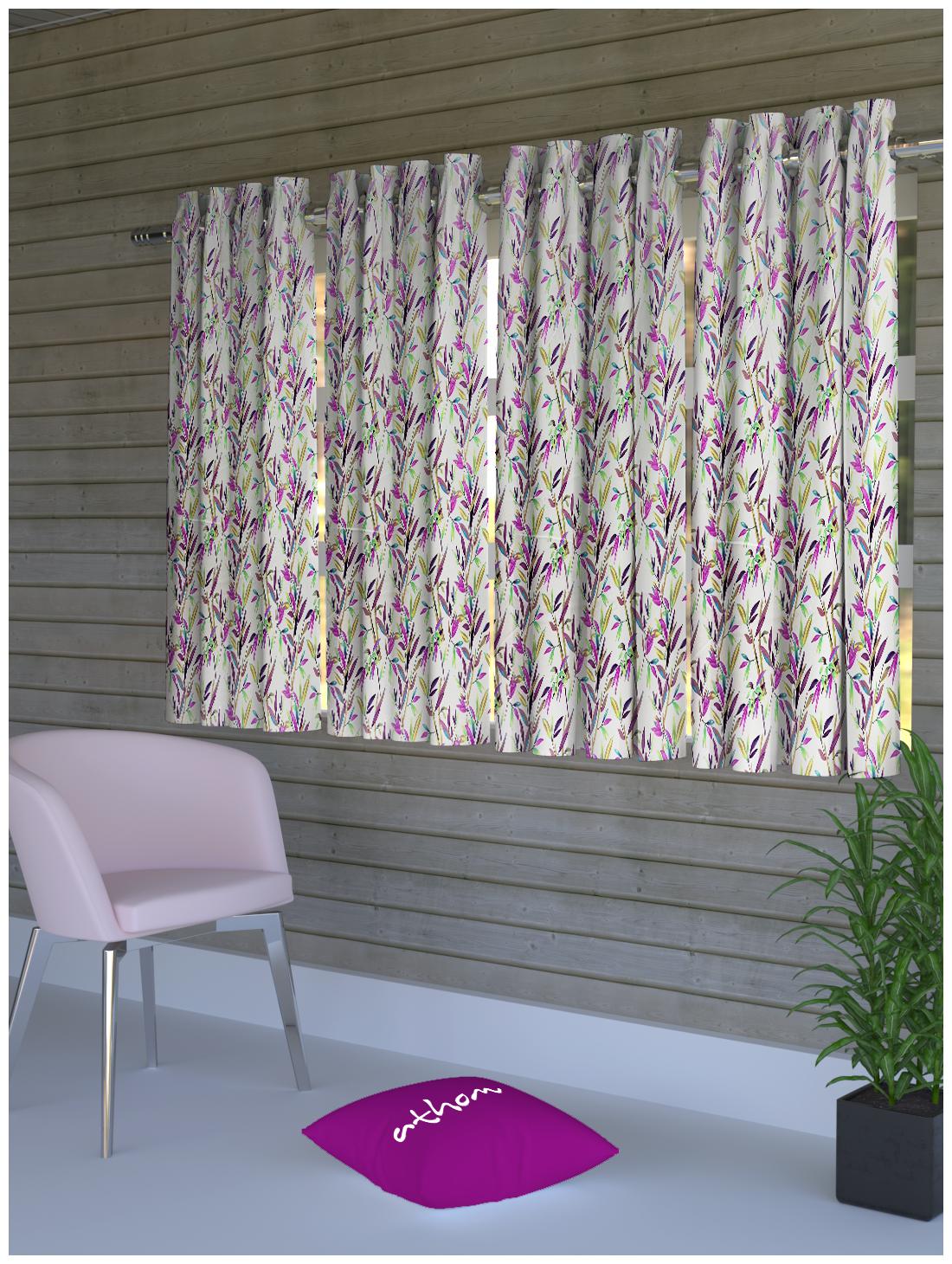 Athom Trendz Polyester Window Room Darkening Multi Regular Curtain ( Eyelet Closure Printed )
Athom Trendz Polyester Window Room Darkening Multi Regular Curtain ( Eyelet Closure Printed )