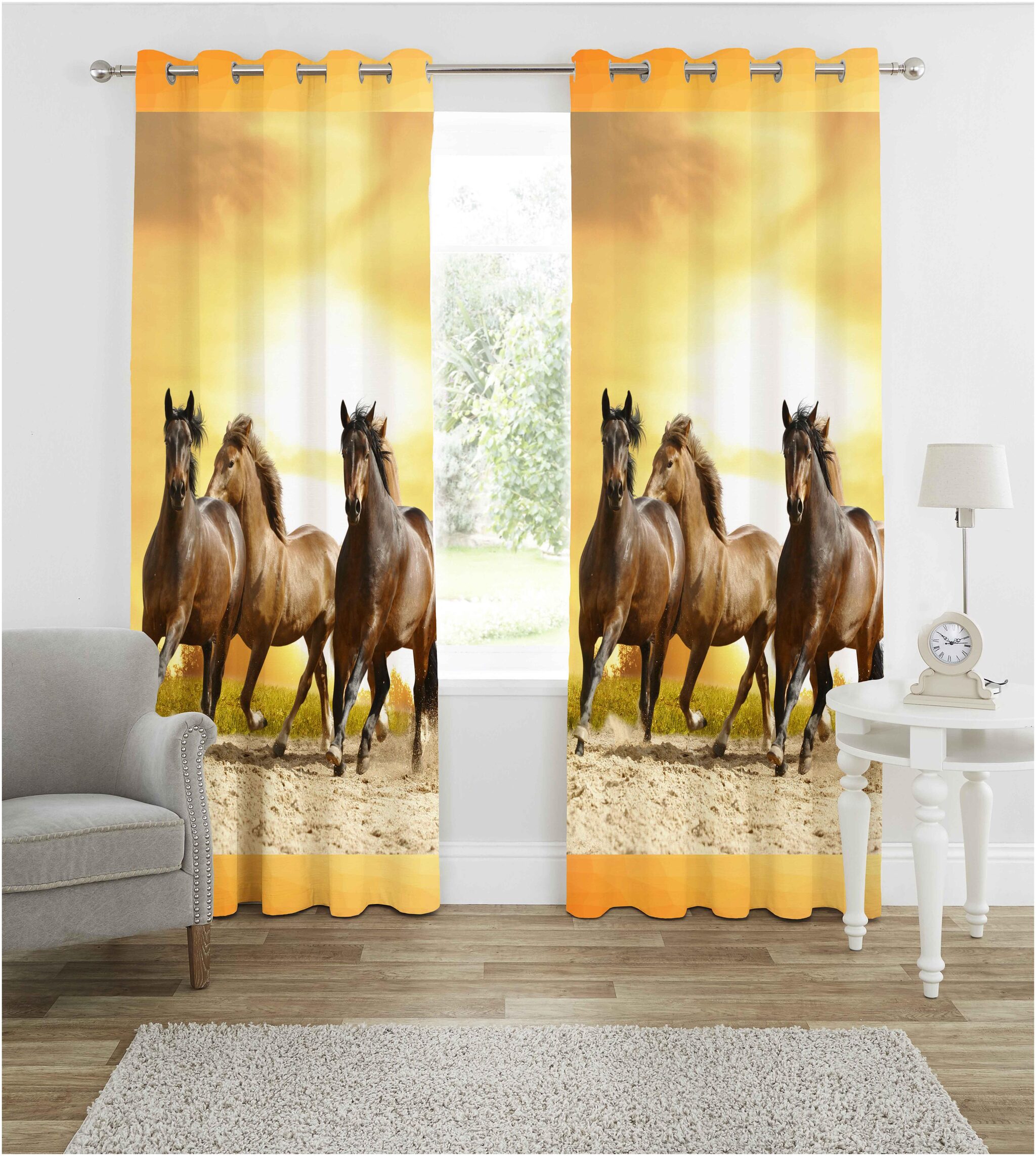 b7 CREATIONS Digital Printed Polyester Long Crush Curtains for Door 7 ft- Set of 2 
b7 CREATIONS Digital Printed Polyester Long Crush Curtains for Door 7 ft- Set of 2