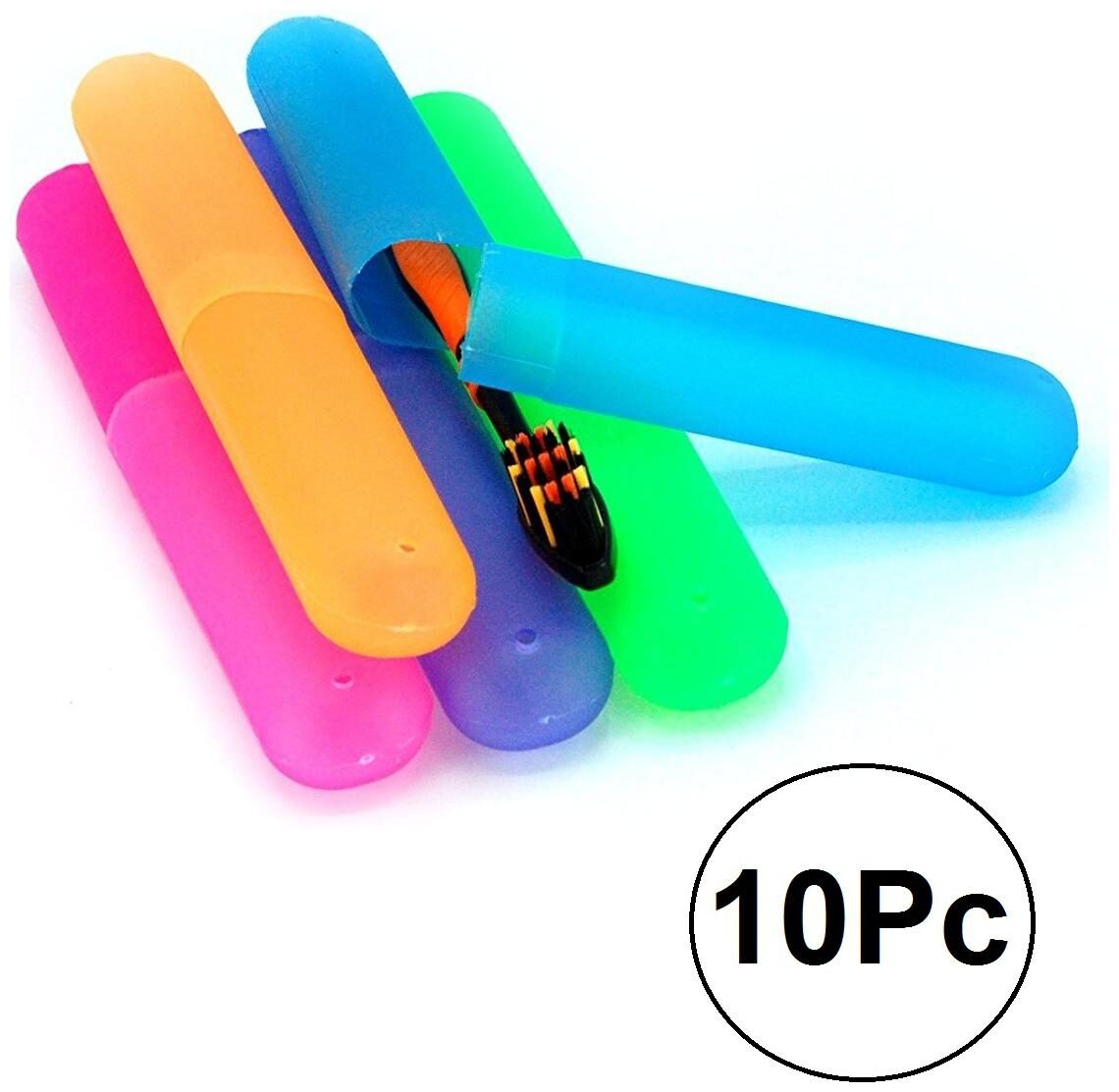 Bazaar Gali High Quality Toothbrush Case Holder with Anti Bactiria Plastic for Home Travel Hiking Camping (Set of 10) Assorted Color
Bazaar Gali High Quality Toothbrush Case Holder with Anti Bactiria Plastic for Home Travel Hiking Camping (Set of 10) Assorted Color