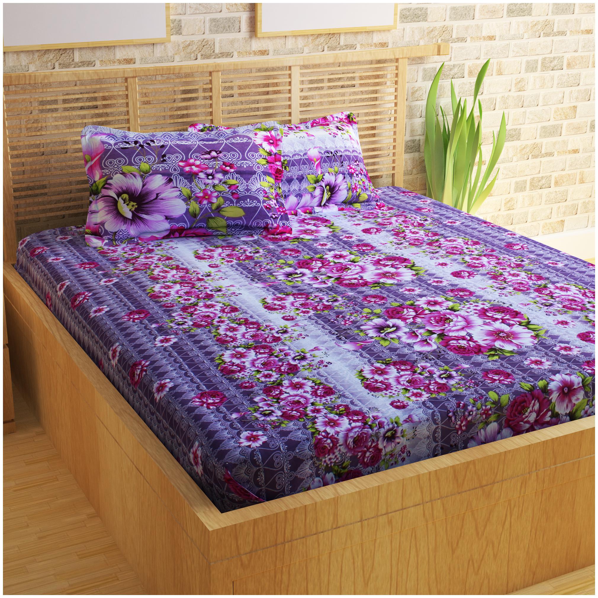 Bedspun Cotton Floral Double Size Bedsheet 120 TC ( 1 Bedsheet With 2 Pillow Covers Multi )
Bedspun Cotton Floral Double Size Bedsheet 120 TC ( 1 Bedsheet With 2 Pillow Covers Multi )