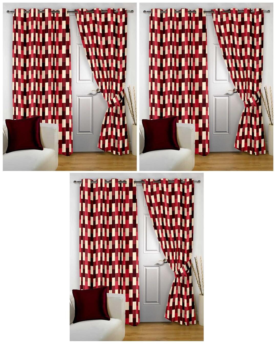 Bedspun Polyester Door Semi Transparent Brown Regular Curtain ( Eyelet Closure Abstract )
Bedspun Polyester Door Semi Transparent Brown Regular Curtain ( Eyelet Closure Abstract )