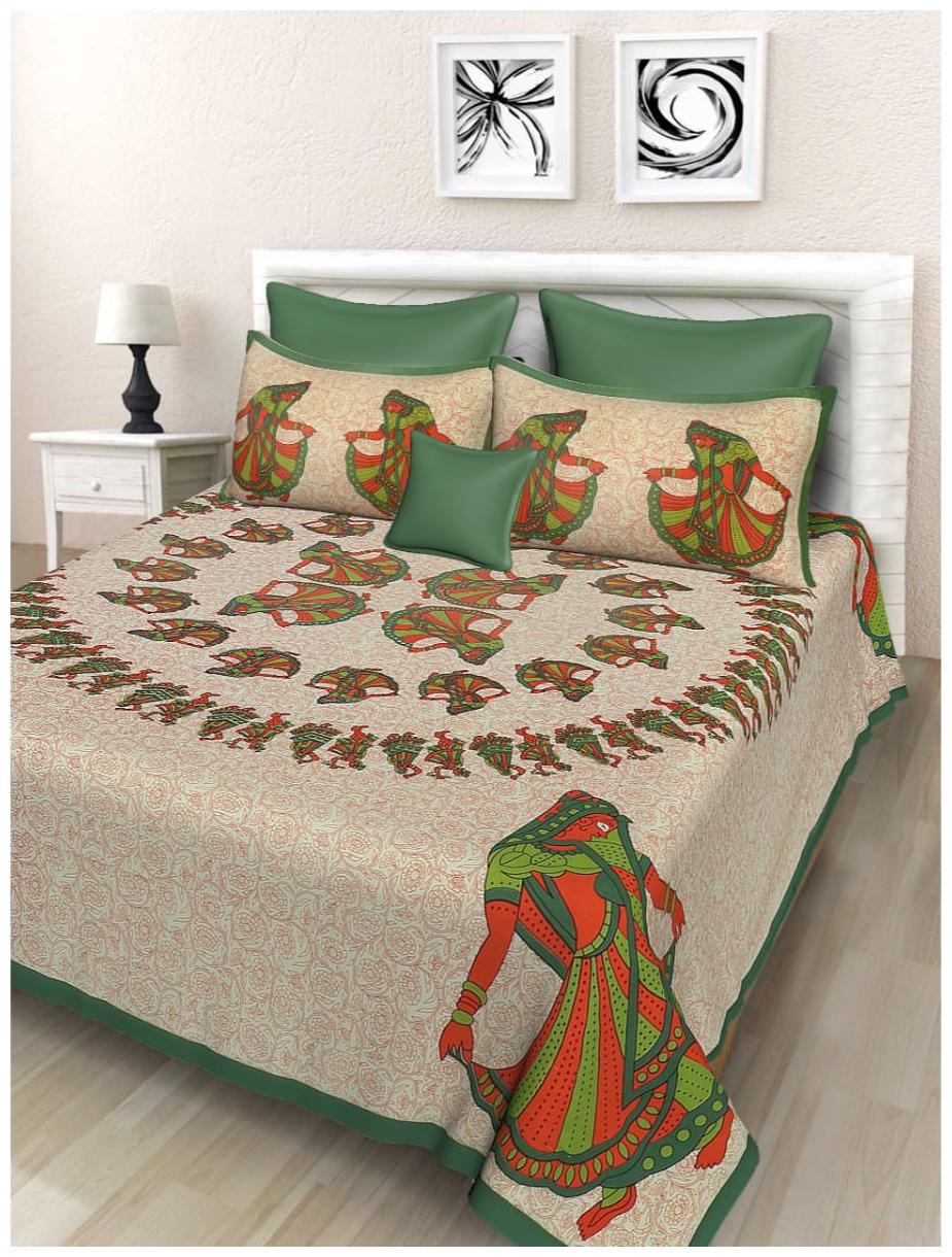 Byloom Cotton Printed Double Size Bedsheet 110 TC ( 1 Bedsheet With 2 Pillow Covers Beige )
Byloom Cotton Printed Double Size Bedsheet 110 TC ( 1 Bedsheet With 2 Pillow Covers Beige )