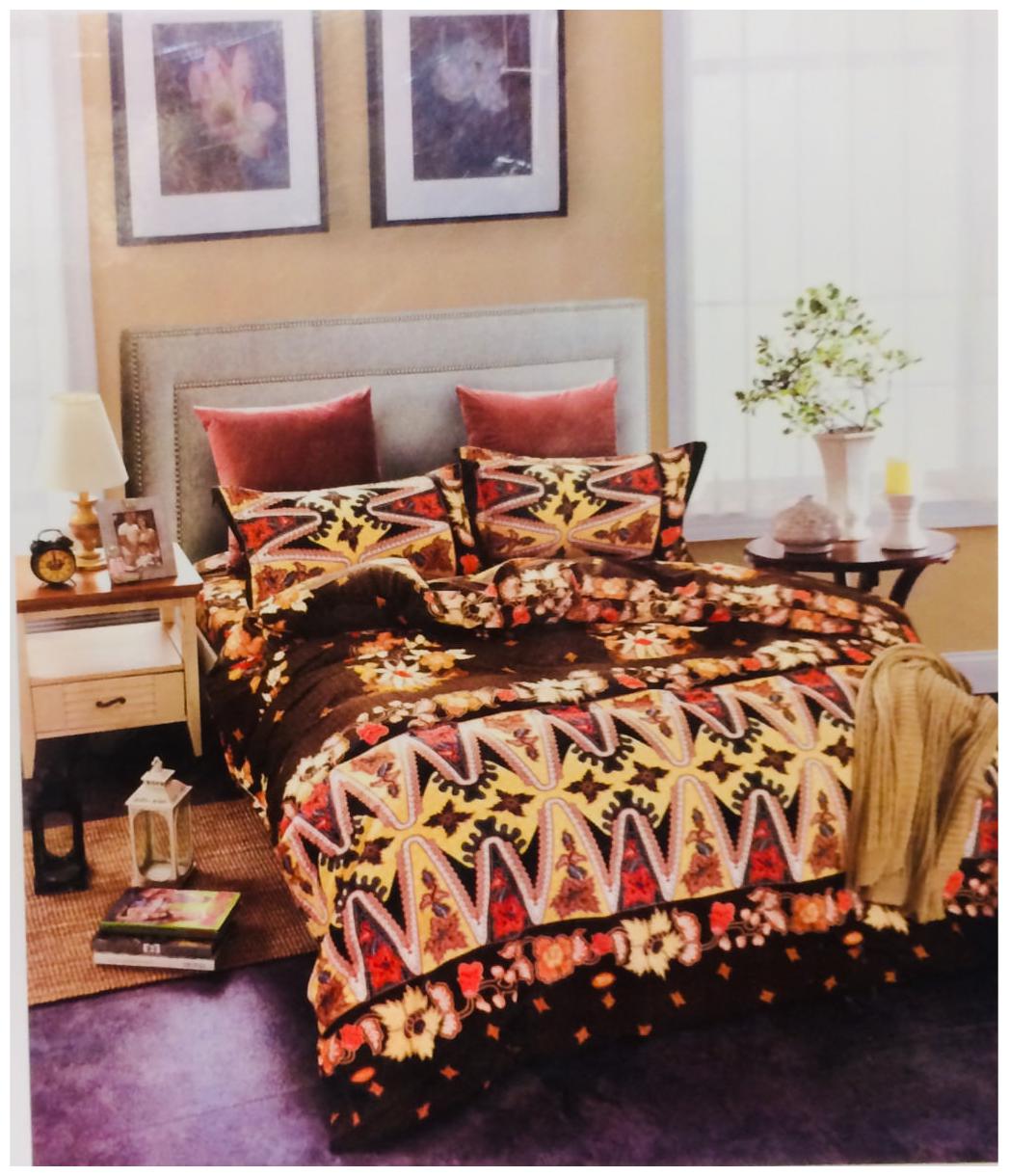 Byloom Cotton Abstract Double Size Bedsheet 110 TC ( 1 Bedsheet With 2 Pillow Covers Brown )
Byloom Cotton Abstract Double Size Bedsheet 110 TC ( 1 Bedsheet With 2 Pillow Covers Brown )