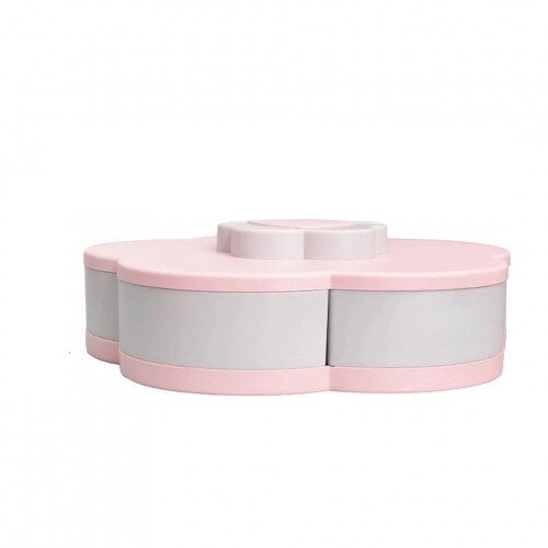 Benison India Plastic Food Candy Snack Container Case Holder Flower shaped Storage Box Organizer Five divided Compartment Rotatable Box Case-(Pack of 1)
Benison India Plastic Food Candy Snack Container Case Holder Flower shaped Storage Box Organizer Five divided Compartment Rotatable Box Case-(Pack of 1)