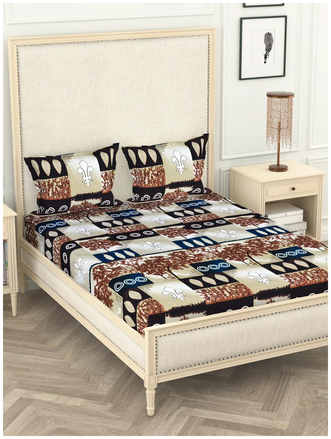 BIANCA Microfiber Abstract King Size Bedsheet 210 TC ( 1 Bedsheet With 2 Pillow Covers Beige )
BIANCA Microfiber Abstract King Size Bedsheet 210 TC ( 1 Bedsheet With 2 Pillow Covers Beige )