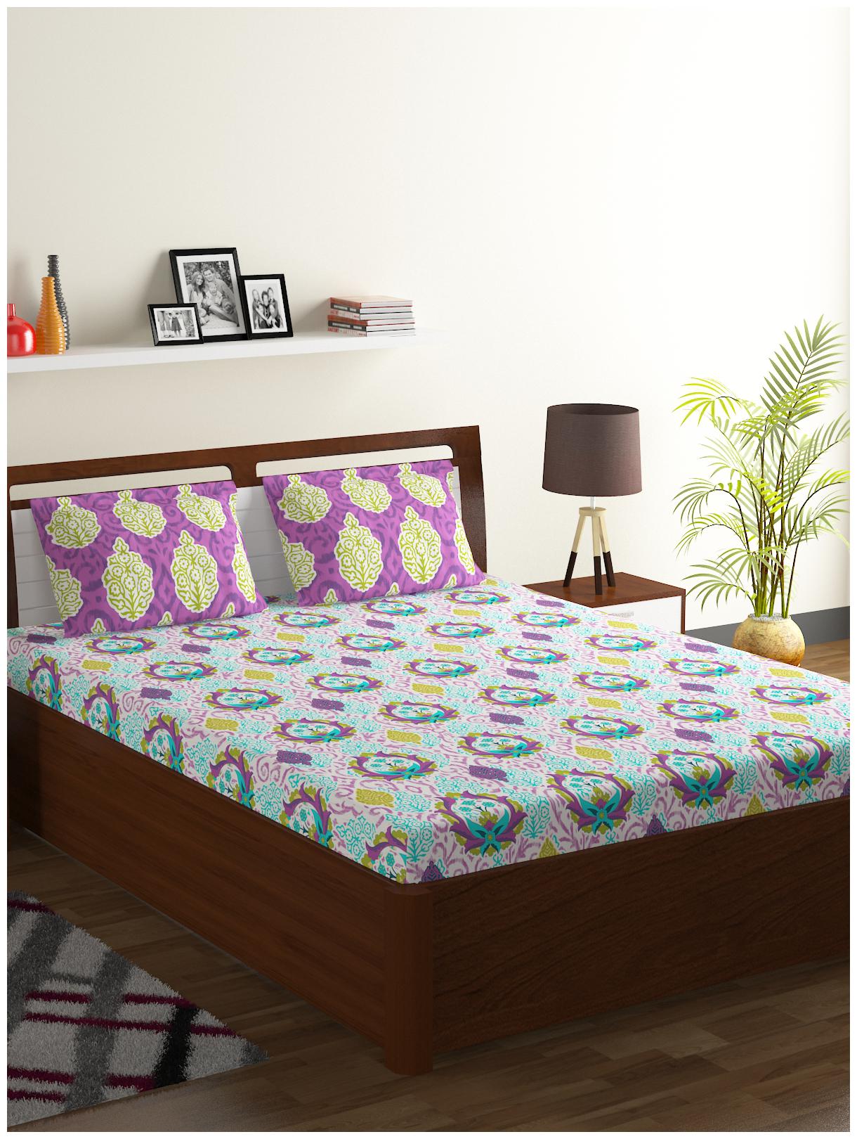 Bombay Dyeing Cotton Abstract Double Size Bedsheet 104 TC ( 1 Bedsheet With 2 Pillow Covers Multi )
Bombay Dyeing Cotton Abstract Double Size Bedsheet 104 TC ( 1 Bedsheet With 2 Pillow Covers Multi )