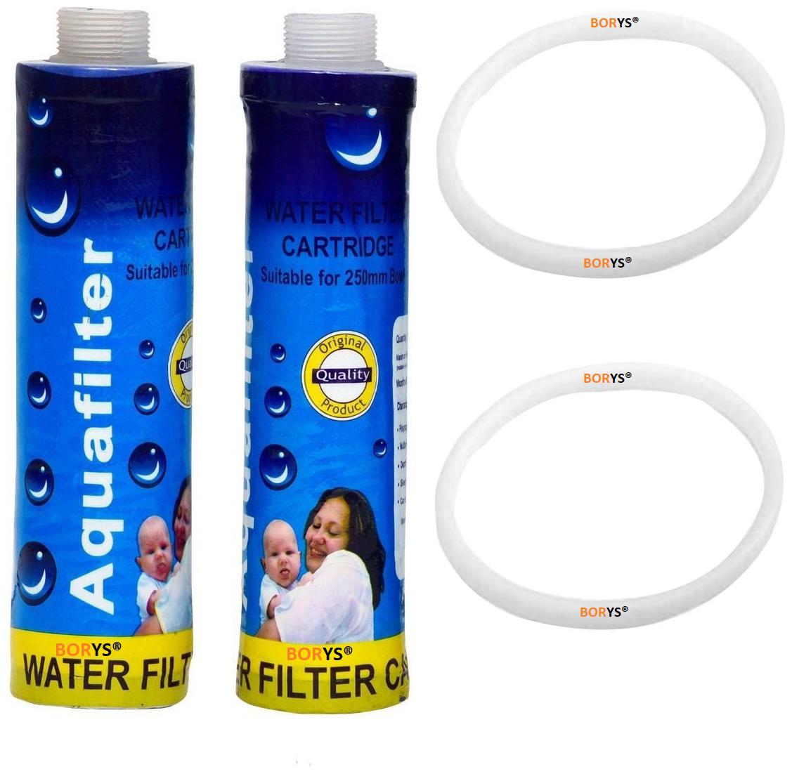 Borys 2pcs Threaded Prefilter Cartridge 9 inch (Free 2pcs Silicone O-Ring For Prefilter Housing 10 inch) For Ro uv Water Purifiers
Borys 2pcs Threaded Prefilter Cartridge 9 inch (Free 2pcs Silicone O-Ring For Prefilter Housing 10 inch) For Ro uv Water Purifiers