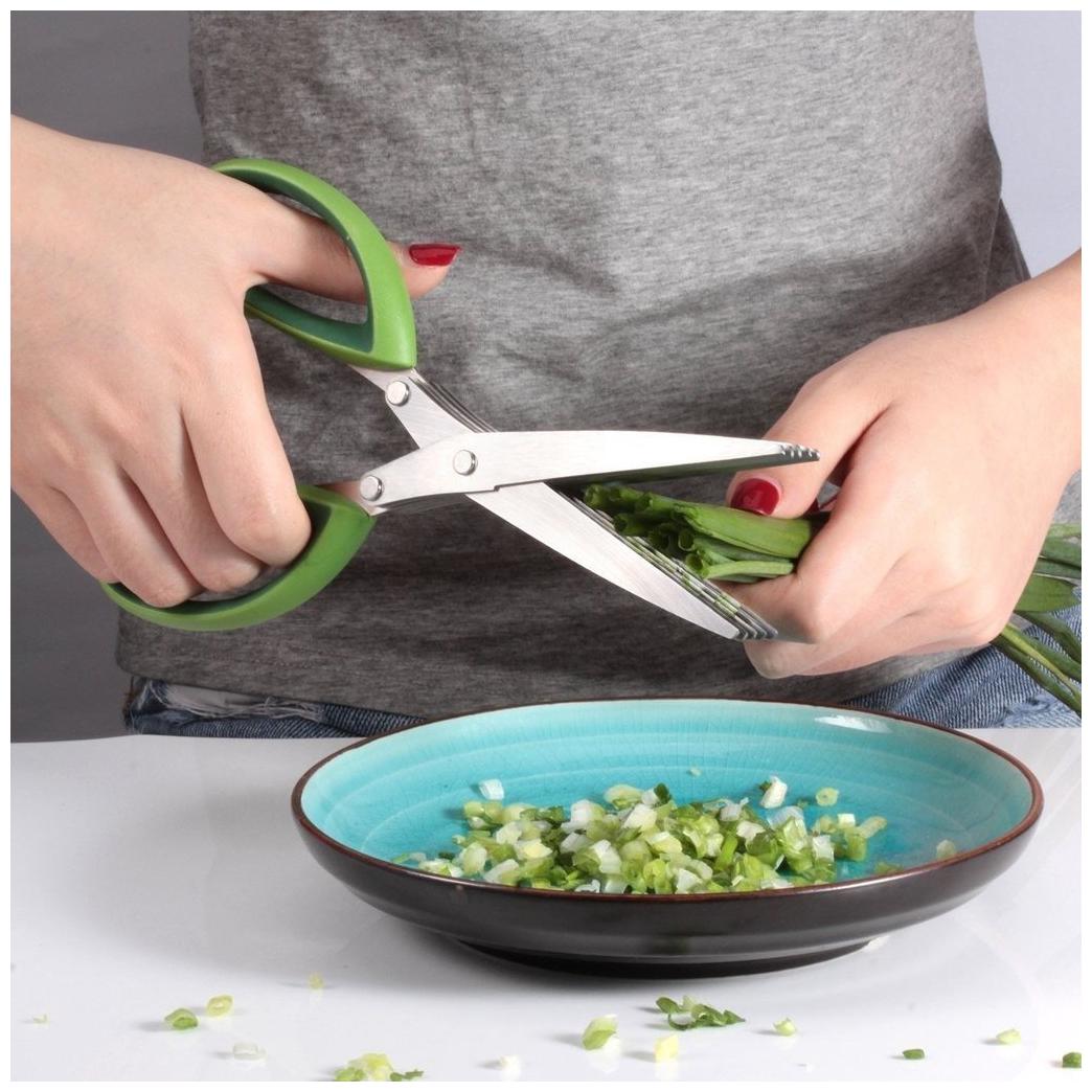 Brand World 5 Blade Vegetable Scissor Functional Stainless Steel Kitchen Knives 5 Layers Scissors
Brand World 5 Blade Vegetable Scissor Functional Stainless Steel Kitchen Knives 5 Layers Scissors