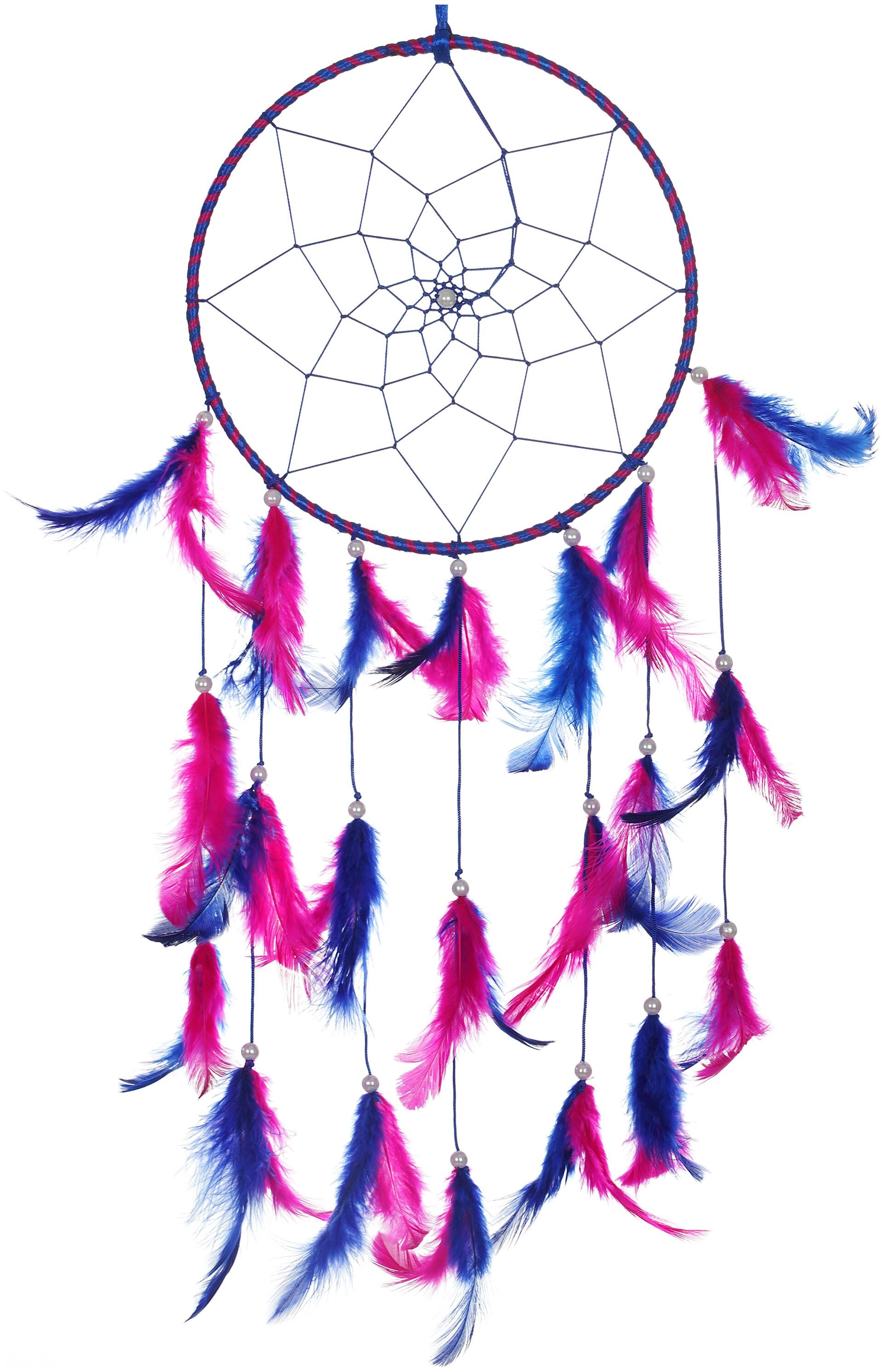 BS AMOR Dream Catcher Wall Hanging Home Decor Showpiece (Pink Blue 49 X 17 Cm) Pack of 1
BS AMOR Dream Catcher Wall Hanging Home Decor Showpiece (Pink Blue 49 X 17 Cm) Pack of 1