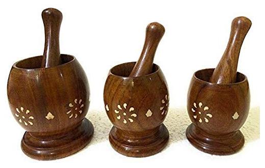 BuyCrafts Mortar and Pestle with carving work Set of 3 as Spice Medicine Grinder Masher Okhli And Musal
BuyCrafts Mortar and Pestle with carving work Set of 3 as Spice Medicine Grinder Masher Okhli And Musal
