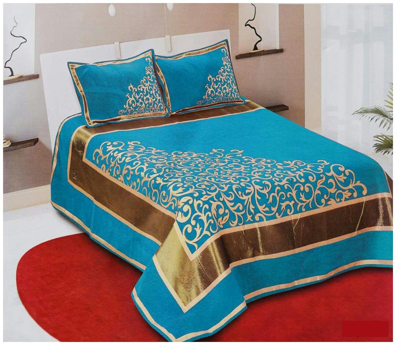 Byloom Chenille Abstract Double Size Bedsheet 220 TC ( 1 Bedsheet With 2 Pillow Covers Blue )
Byloom Chenille Abstract Double Size Bedsheet 220 TC ( 1 Bedsheet With 2 Pillow Covers Blue )