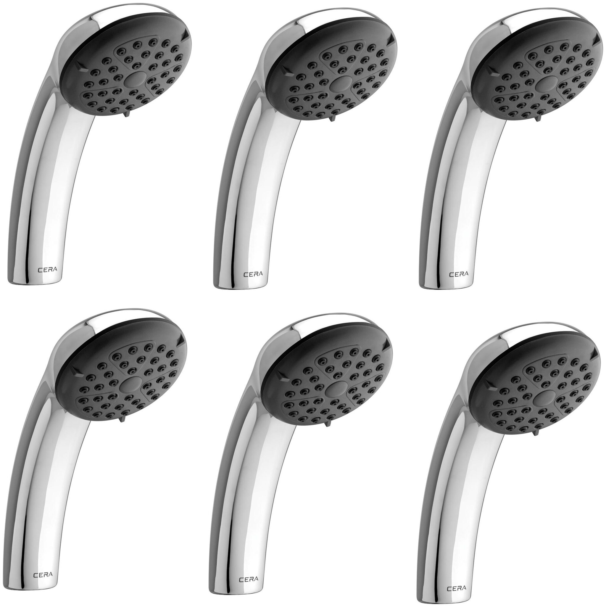 CERA - Hand Shower 90 MM (4 inch) diameter with 125 MM (5 inch) Long Arm Set of 6 pcs
CERA - Hand Shower 90 MM (4 inch) diameter with 125 MM (5 inch) Long Arm Set of 6 pcs