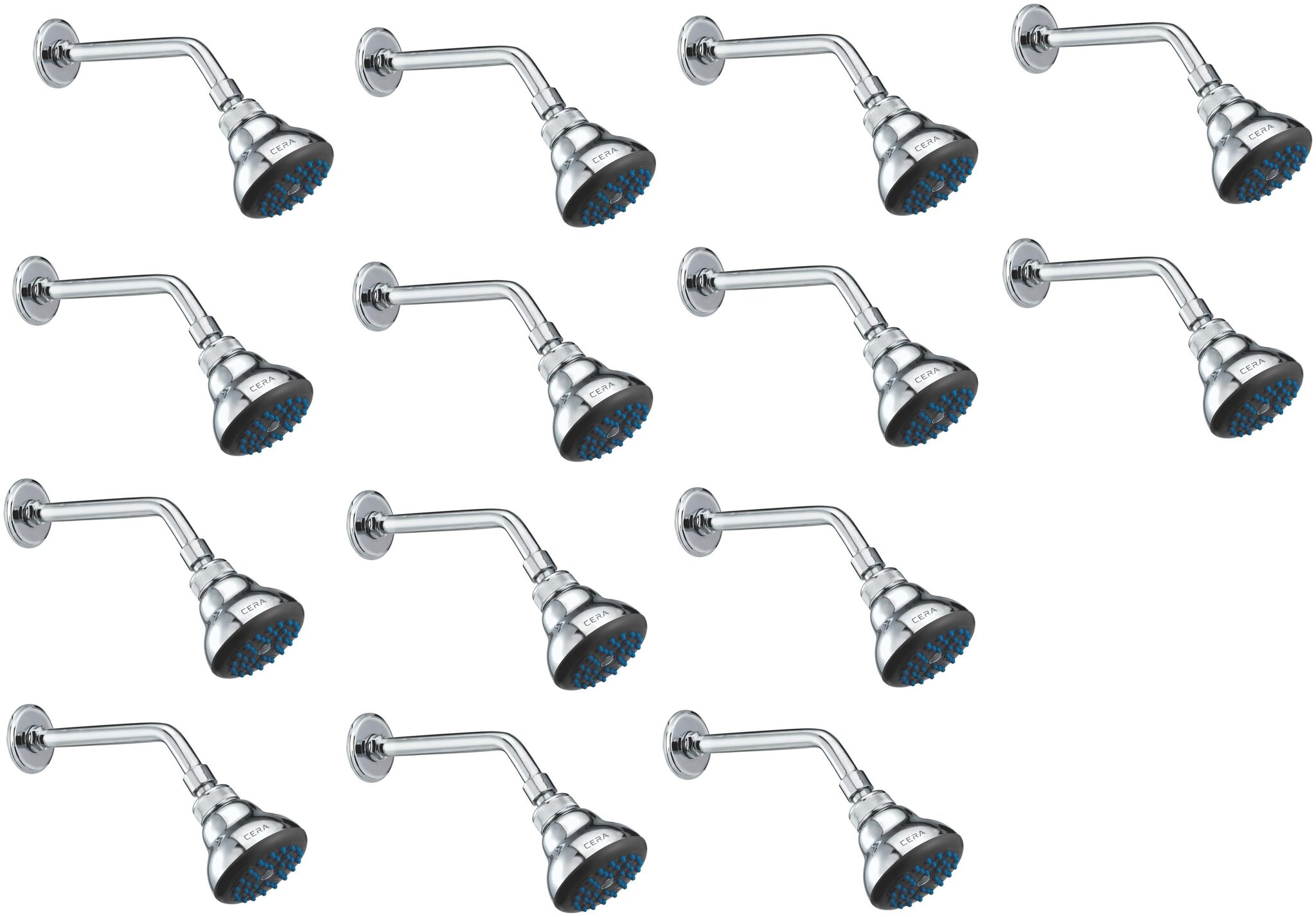 CERA - Overhead Shower 85 mm (3 5 inch) dia with Single Flow and 12 inch Shower Arm Set of 14 pcs
CERA - Overhead Shower 85 mm (3 5 inch) dia with Single Flow and 12 inch Shower Arm Set of 14 pcs