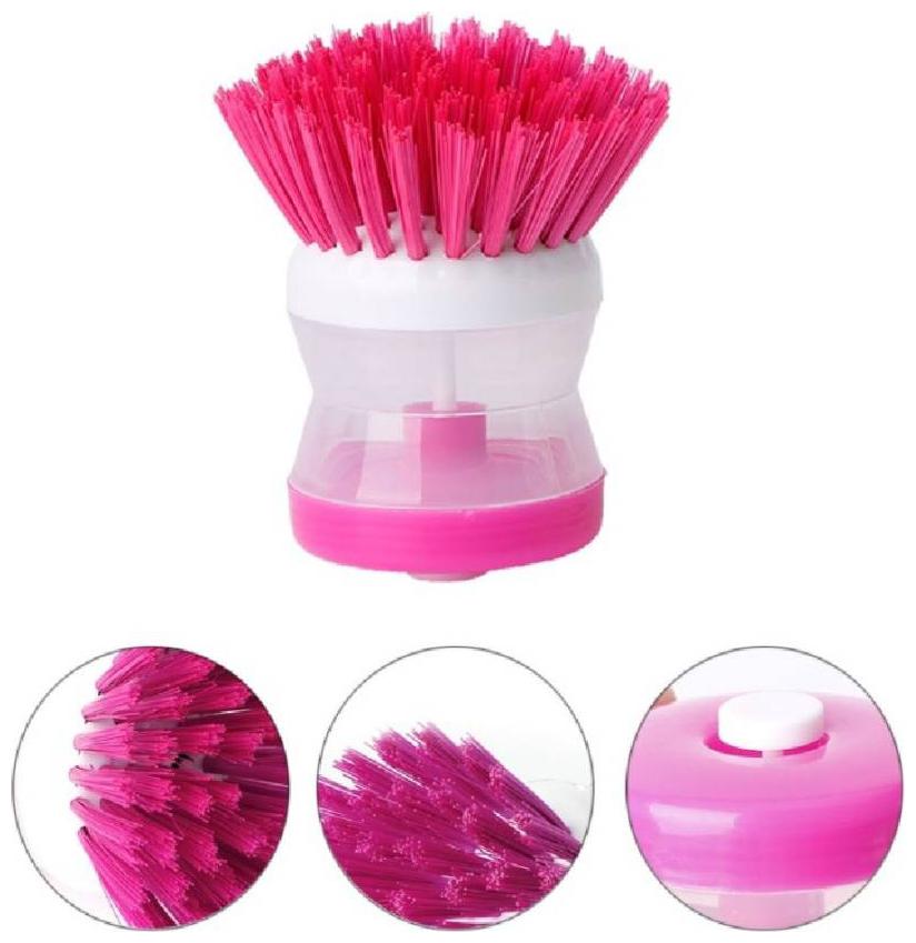 Cleaning Brush with Liquid Soap Dispenser Cleaning Brush Toilet Brush Dustpan (1Pc) Assorted Color
Cleaning Brush with Liquid Soap Dispenser Cleaning Brush Toilet Brush Dustpan (1Pc) Assorted Color