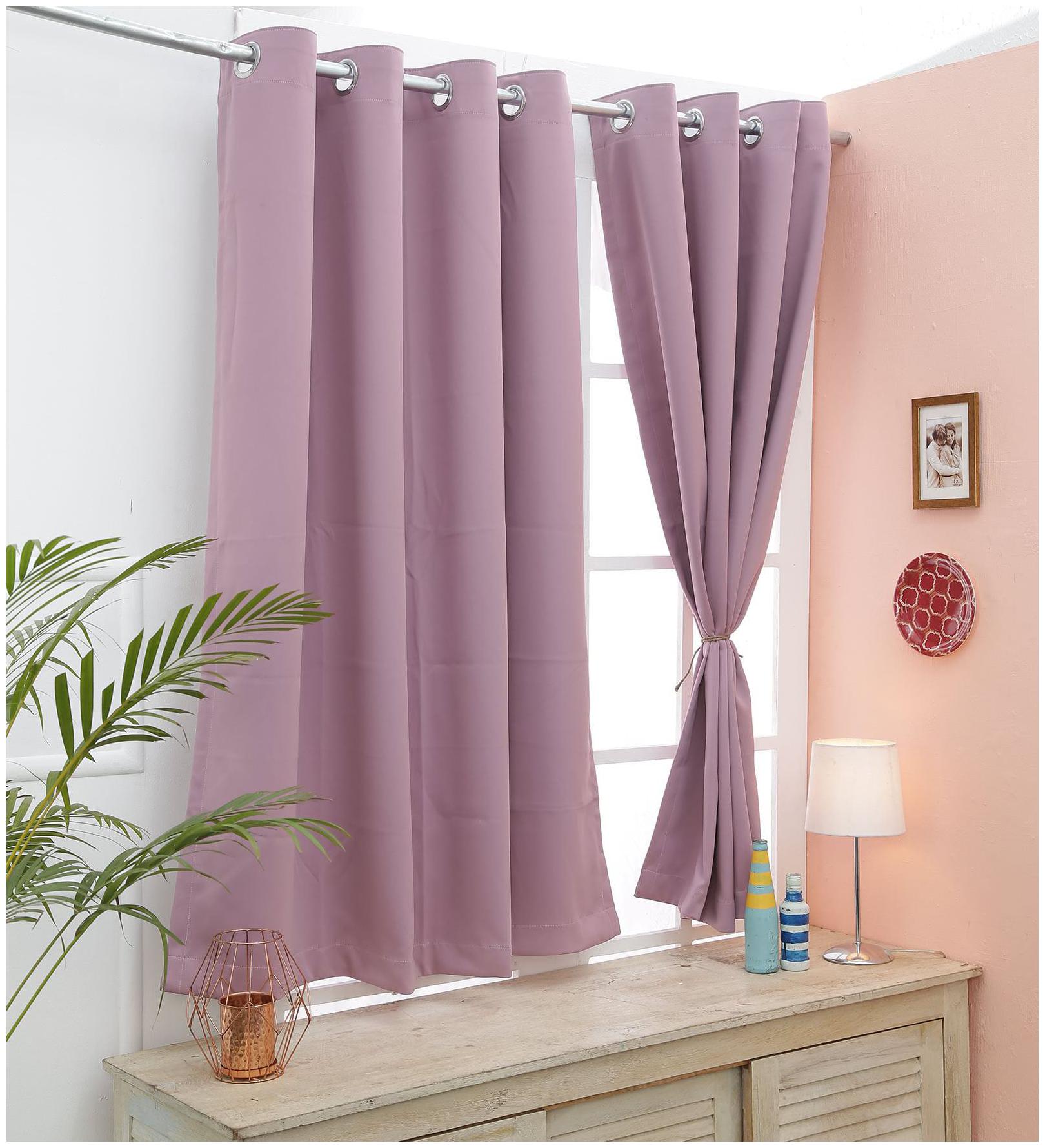 Cliths 2 Panels Dark Rose Grommet Light Blocking Blackout Curtain for Window (137 cm (54 inch) x 152 cm (60 inch))
Cliths 2 Panels Dark Rose Grommet Light Blocking Blackout Curtain for Window (137 cm (54 inch) x 152 cm (60 inch))