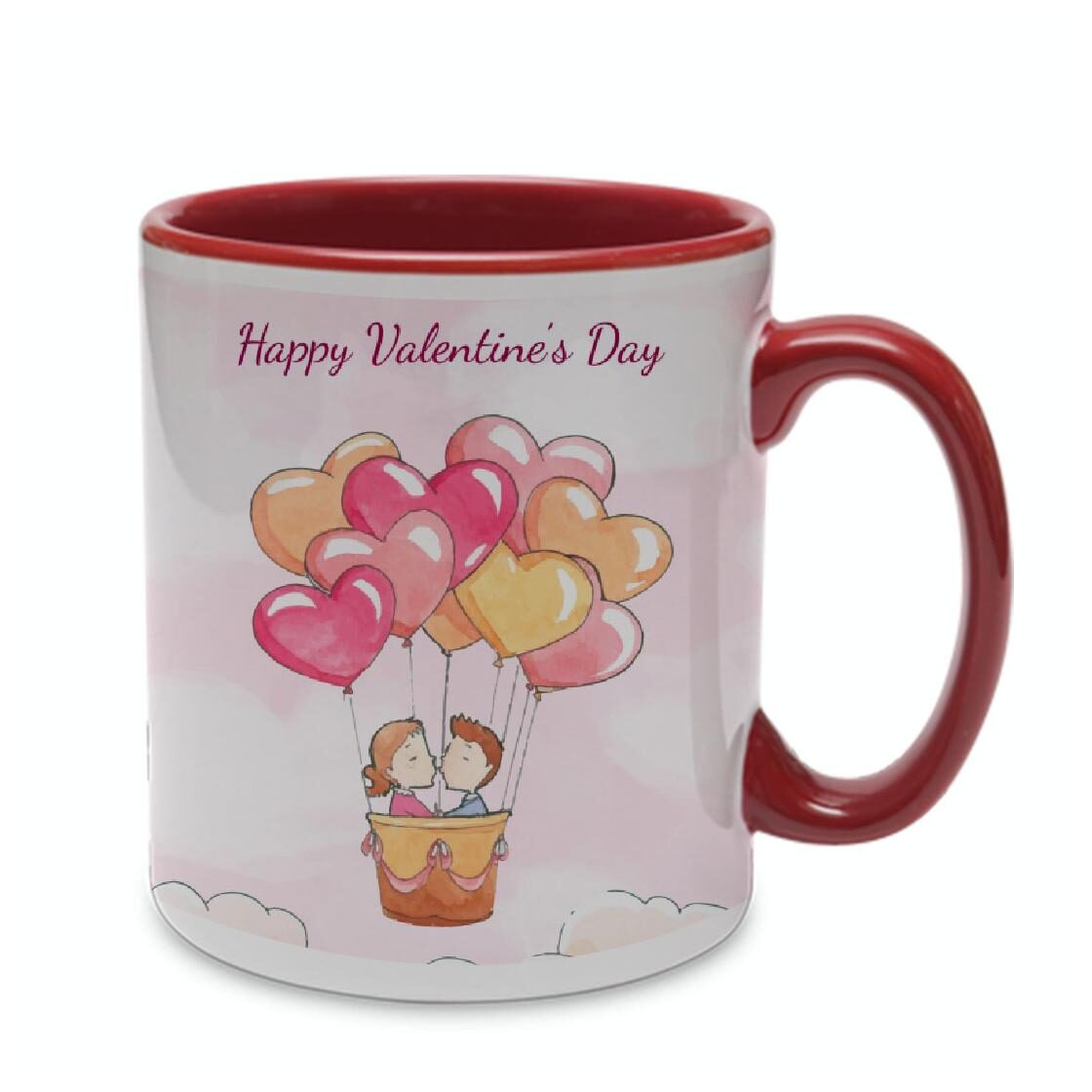 Coloryard Best Happy Valentines Day Gift Cute Background With Happy Young Couple Design On Maroon Inner Handle Ceramic Coffee Mug Gift
Coloryard Best Happy Valentines Day Gift Cute Background With Happy Young Couple Design On Maroon Inner Handle Ceramic Coffee Mug Gift