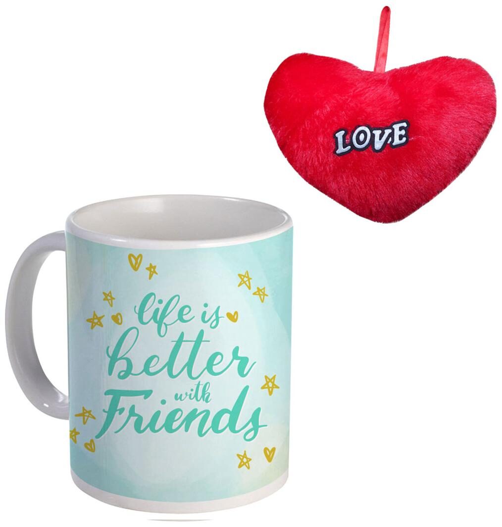 Coloryard Best Happy Friendship Day Life Is Better With Friends With Red Heart Design On White Ceramic Coffee Mug Gift
Coloryard Best Happy Friendship Day Life Is Better With Friends With Red Heart Design On White Ceramic Coffee Mug Gift