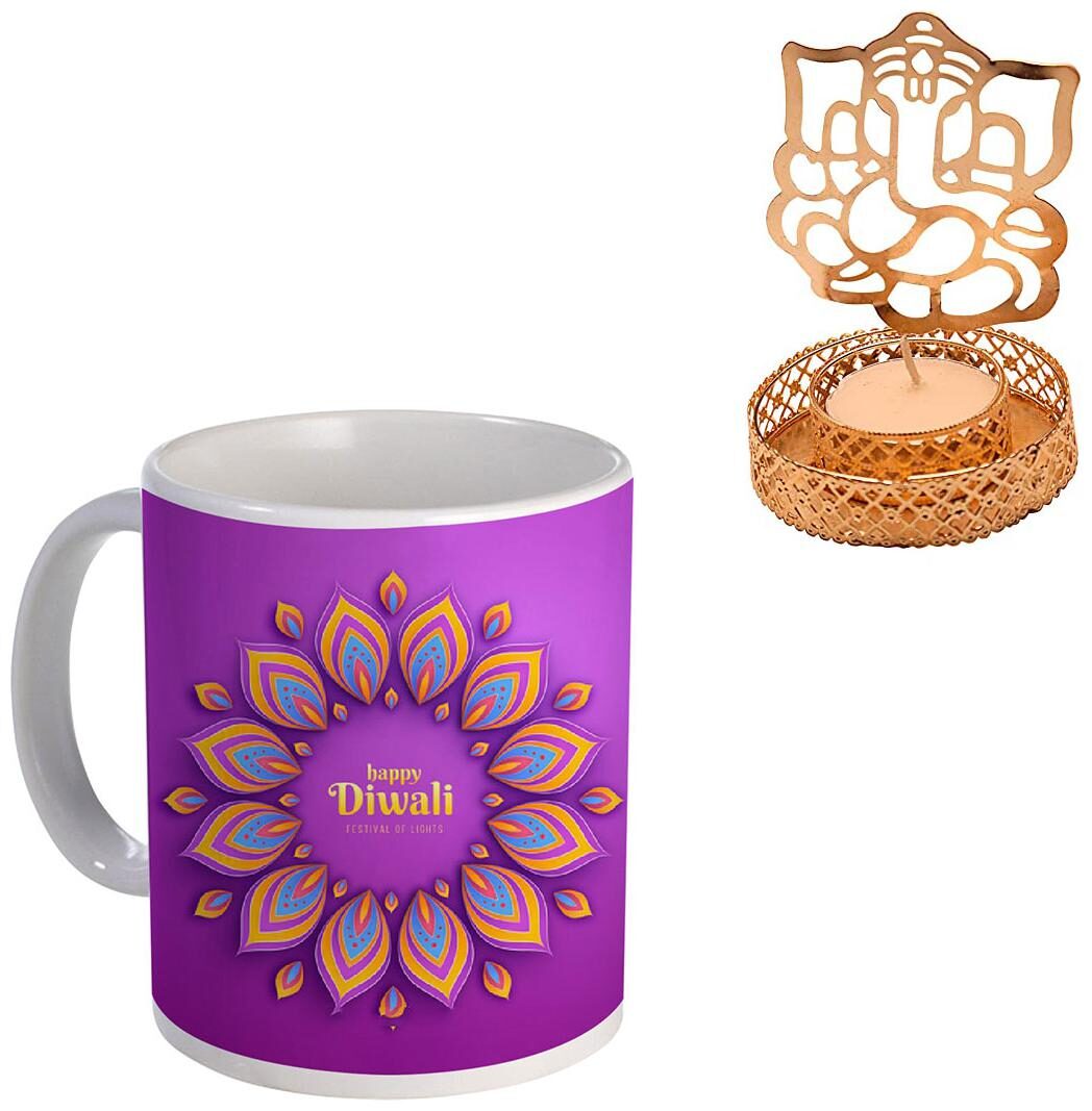 Coloryard Best Happy Diwali Festive Ornaments Background Design With Ganesh On White Ceramic Coffee Mug For Gift
Coloryard Best Happy Diwali Festive Ornaments Background Design With Ganesh On White Ceramic Coffee Mug For Gift