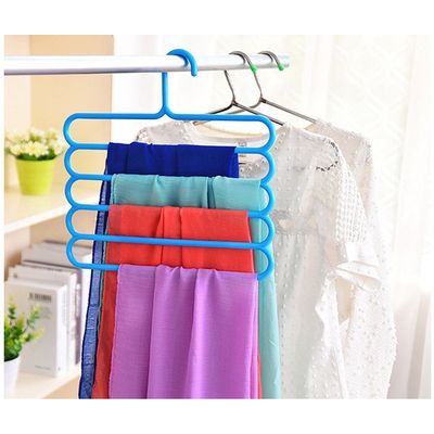 CONNECTWIDE multifunctional Clothes Hanger Plastic 5 Layers Pants Trousers Hanger Holder Clothes Rack
CONNECTWIDE multifunctional Clothes Hanger Plastic 5 Layers Pants Trousers Hanger Holder Clothes Rack