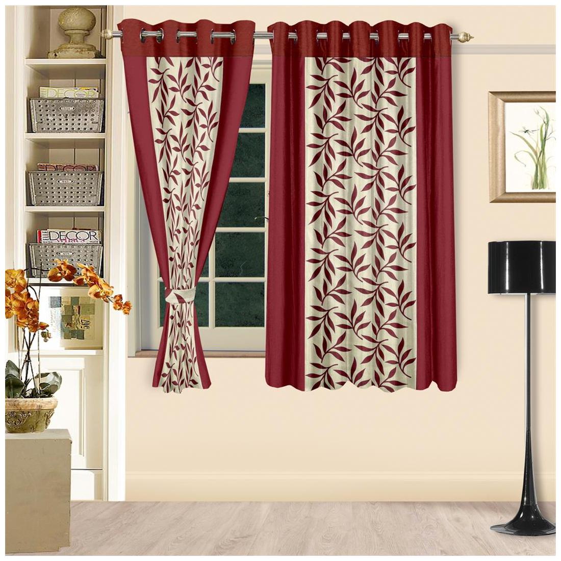 Cortina New Set Of 2 Window Curtain (2PC)