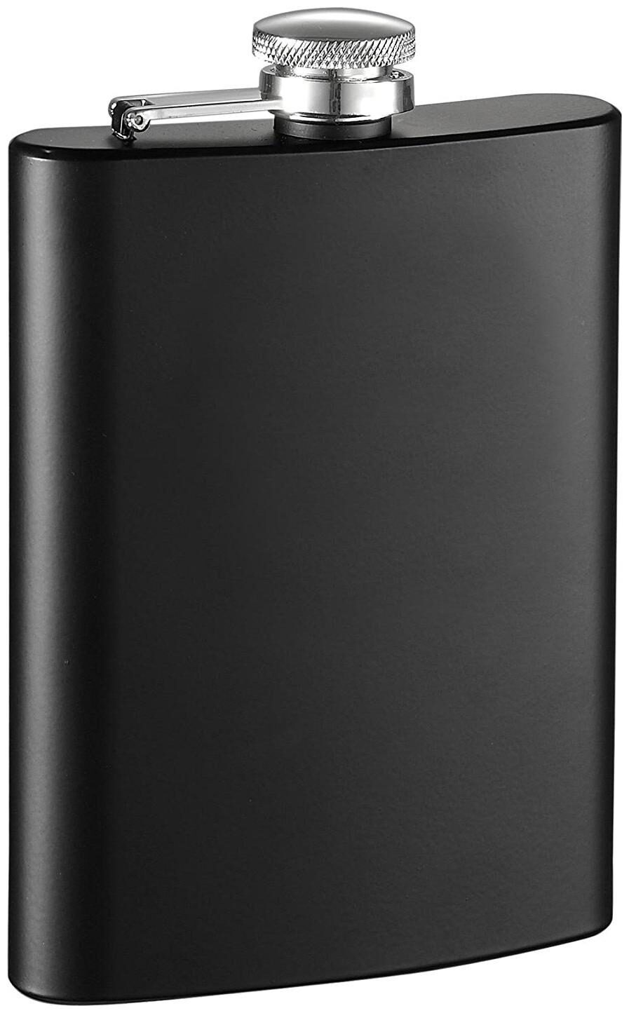 Country Classic Liquor Or Alcoholic Beverage Holder Stainless Steel Pocket Hip Flask - 8 Oz or 230 ml (Matt Black) 
Country Classic Liquor Or Alcoholic Beverage Holder Stainless Steel Pocket Hip Flask - 8 Oz or 230 ml (Matt Black)