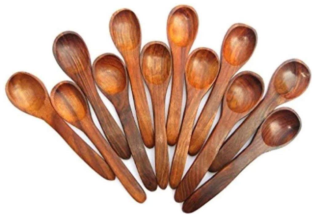 CraftShoppee Wooden Masala Spoon (Set of 12) Compact for Salt Pickle Turmeric Spices
CraftShoppee Wooden Masala Spoon (Set of 12) Compact for Salt Pickle Turmeric Spices