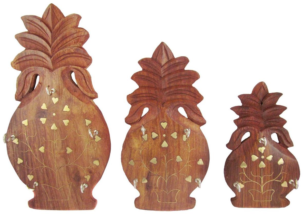 CraftShoppee Handmade Handicraft Wooden Tree Shape 3 Key Holder with 5 Hook Key Stand for Wall Hanging
CraftShoppee Handmade Handicraft Wooden Tree Shape 3 Key Holder with 5 Hook Key Stand for Wall Hanging