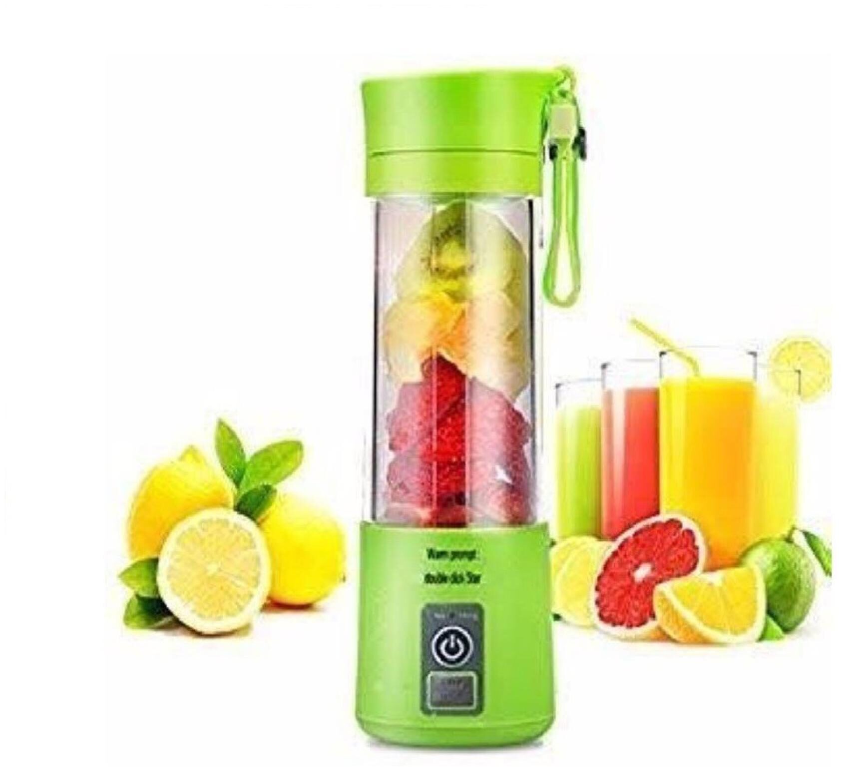 CHG Plastic Portable USB Juicer Blender Mini Multi-Purpose Electric Personal Juicer Sports Bottle (Green)
CHG Plastic Portable USB Juicer Blender Mini Multi-Purpose Electric Personal Juicer Sports Bottle (Green)