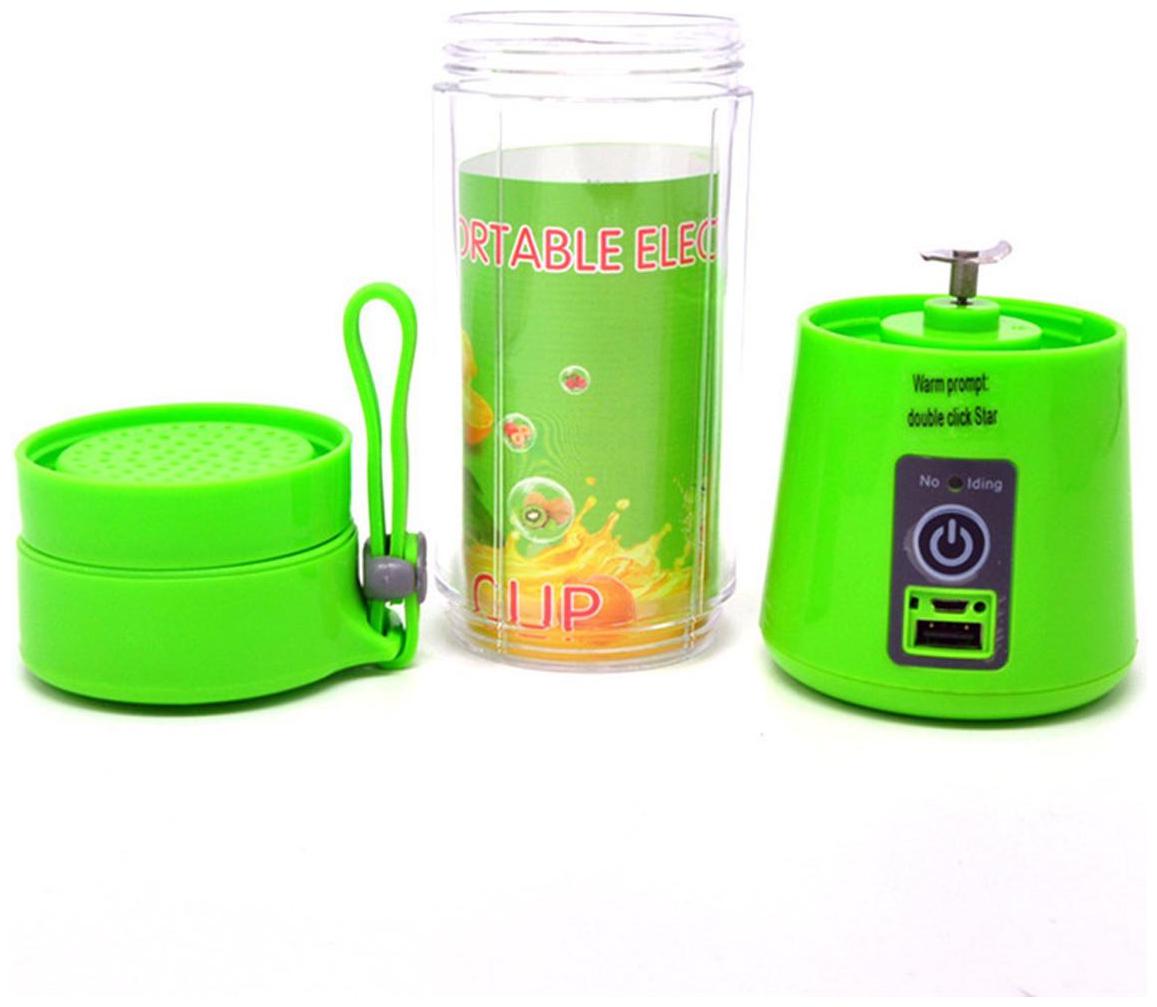 CHG Portable Plastic Fruit Juicer Blender 380 ml Bottle for Shakes and Smoothies (Green)
CHG Portable Plastic Fruit Juicer Blender 380 ml Bottle for Shakes and Smoothies (Green)