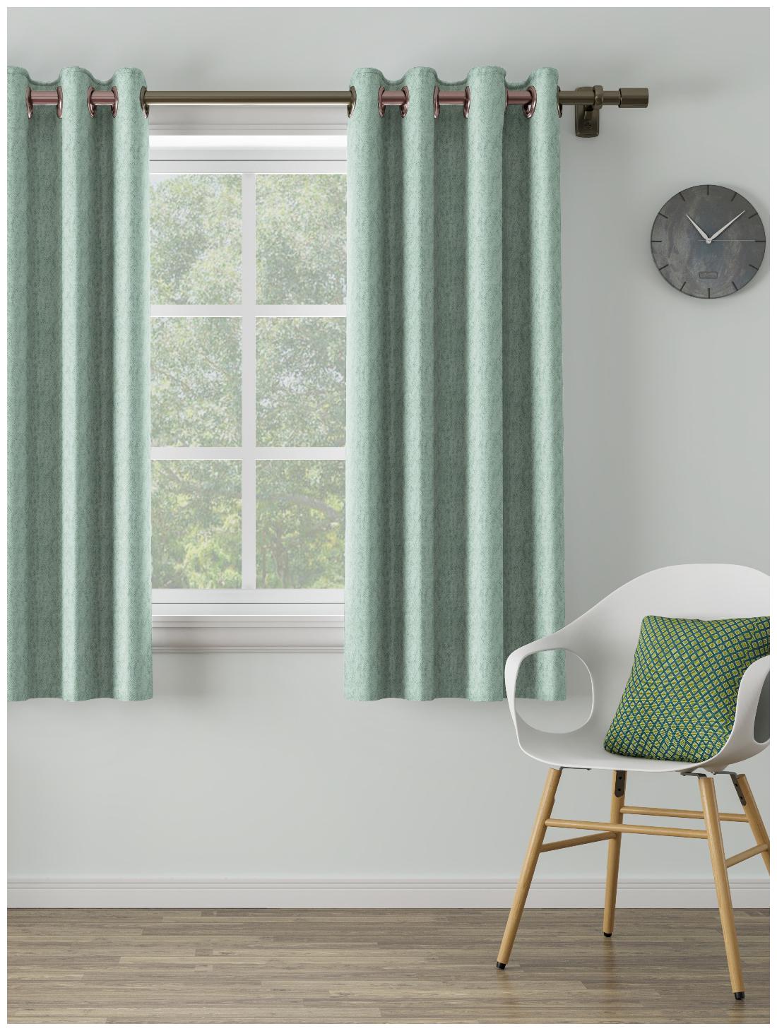 D Decor Live Beautiful Poly Cotton Window Semi Transparent Turquoise Regular Curtain ( Eyelet Closure Plain )
D Decor Live Beautiful Poly Cotton Window Semi Transparent Turquoise Regular Curtain ( Eyelet Closure Plain )