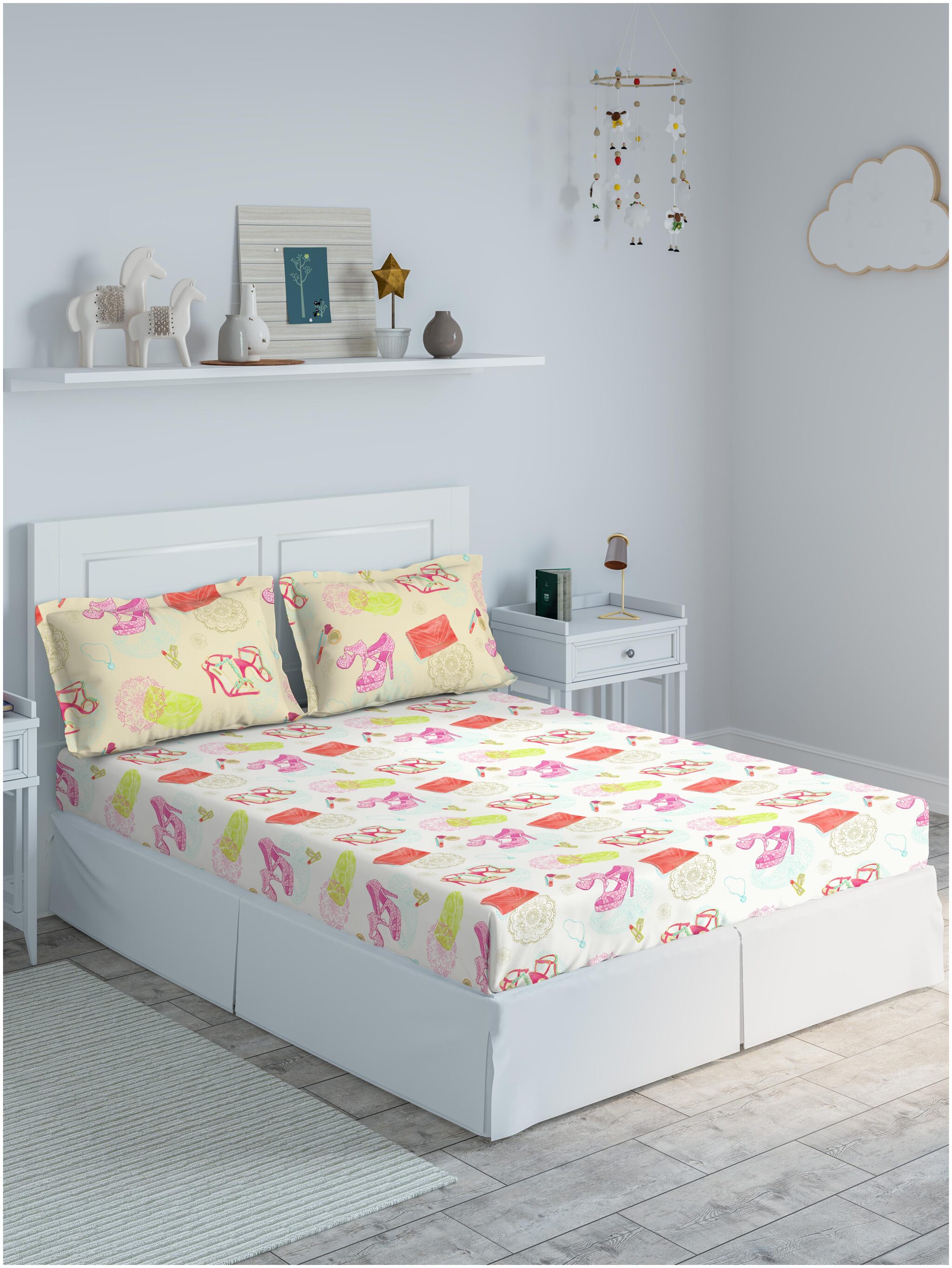 D Decor Live Beautiful Cotton Motifs Single Size Bedsheet 136 TC ( 1 Bedsheet With 2 Pillow Covers Multi )
D Decor Live Beautiful Cotton Motifs Single Size Bedsheet 136 TC ( 1 Bedsheet With 2 Pillow Covers Multi )