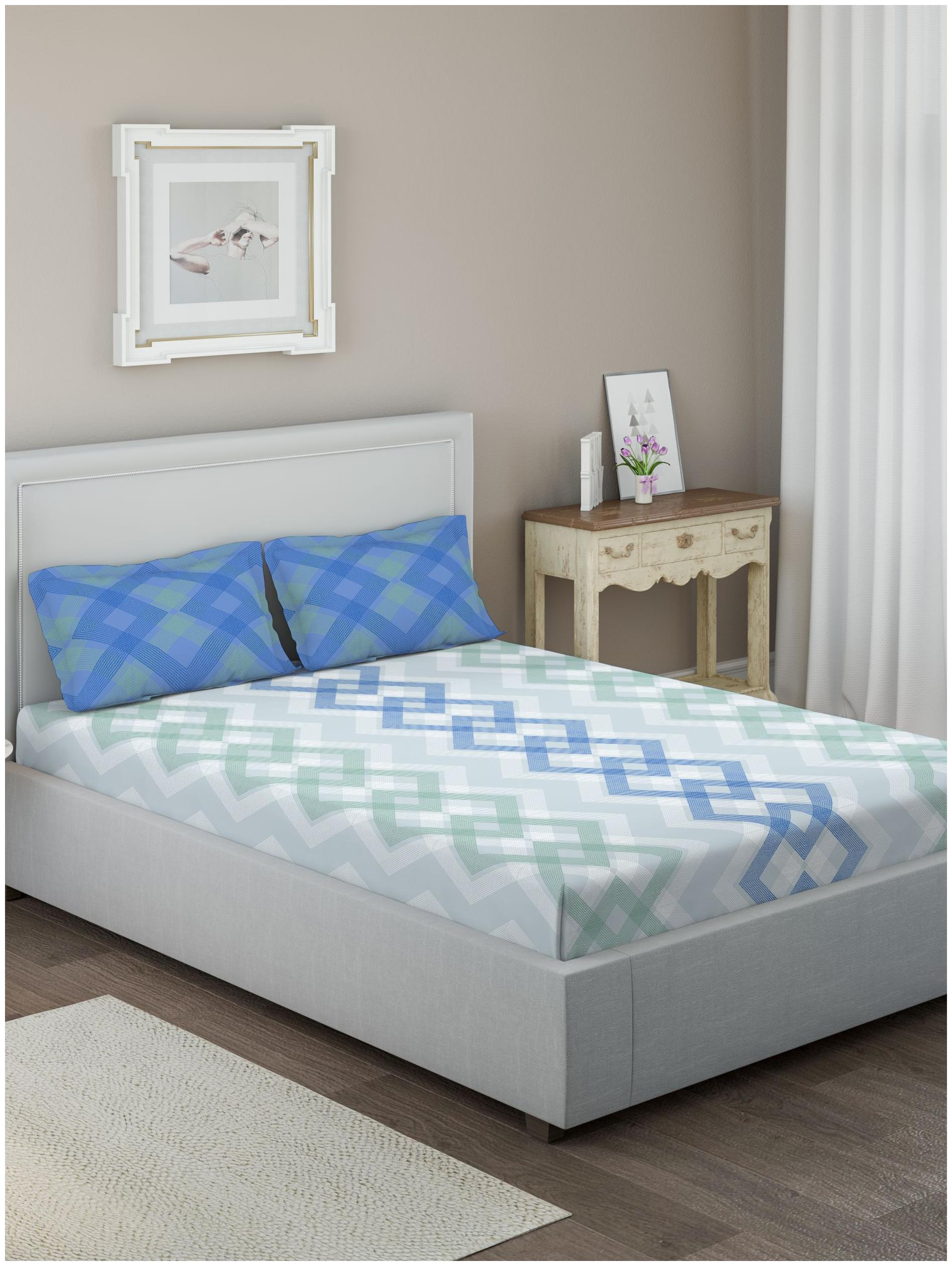 D Decor Live Beautiful Cotton Geometric Double Size Bedsheet 144 TC ( 1 Bedsheet With 2 Pillow Covers Multi )
D Decor Live Beautiful Cotton Geometric Double Size Bedsheet 144 TC ( 1 Bedsheet With 2 Pillow Covers Multi )