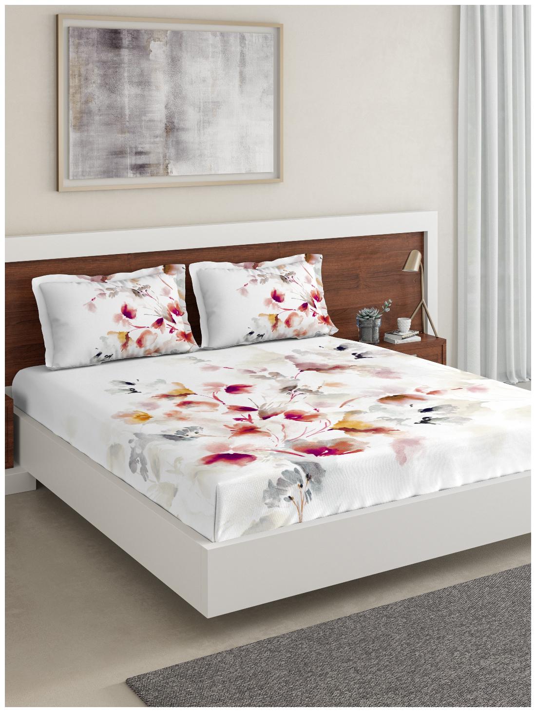 D Decor Live Beautiful Cotton Floral Double Size Bedsheet 136 TC ( 1 Bedsheet With 2 Pillow Covers Red )
D Decor Live Beautiful Cotton Floral Double Size Bedsheet 136 TC ( 1 Bedsheet With 2 Pillow Covers Red )