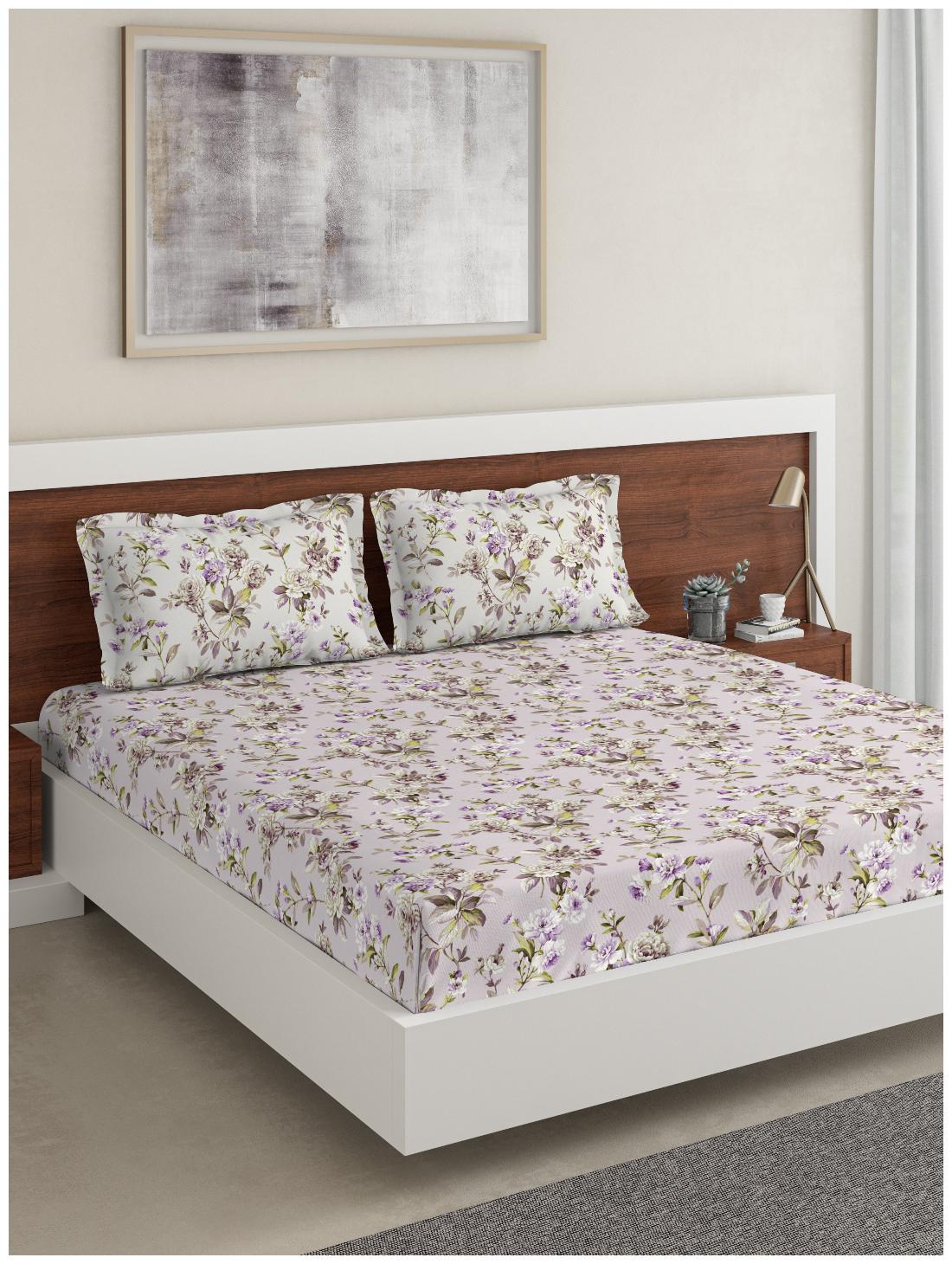 D Decor Live Beautiful Cotton Floral Double Size Bedsheet 136 TC ( 1 Bedsheet With 2 Pillow Covers Purple )
D Decor Live Beautiful Cotton Floral Double Size Bedsheet 136 TC ( 1 Bedsheet With 2 Pillow Covers Purple )