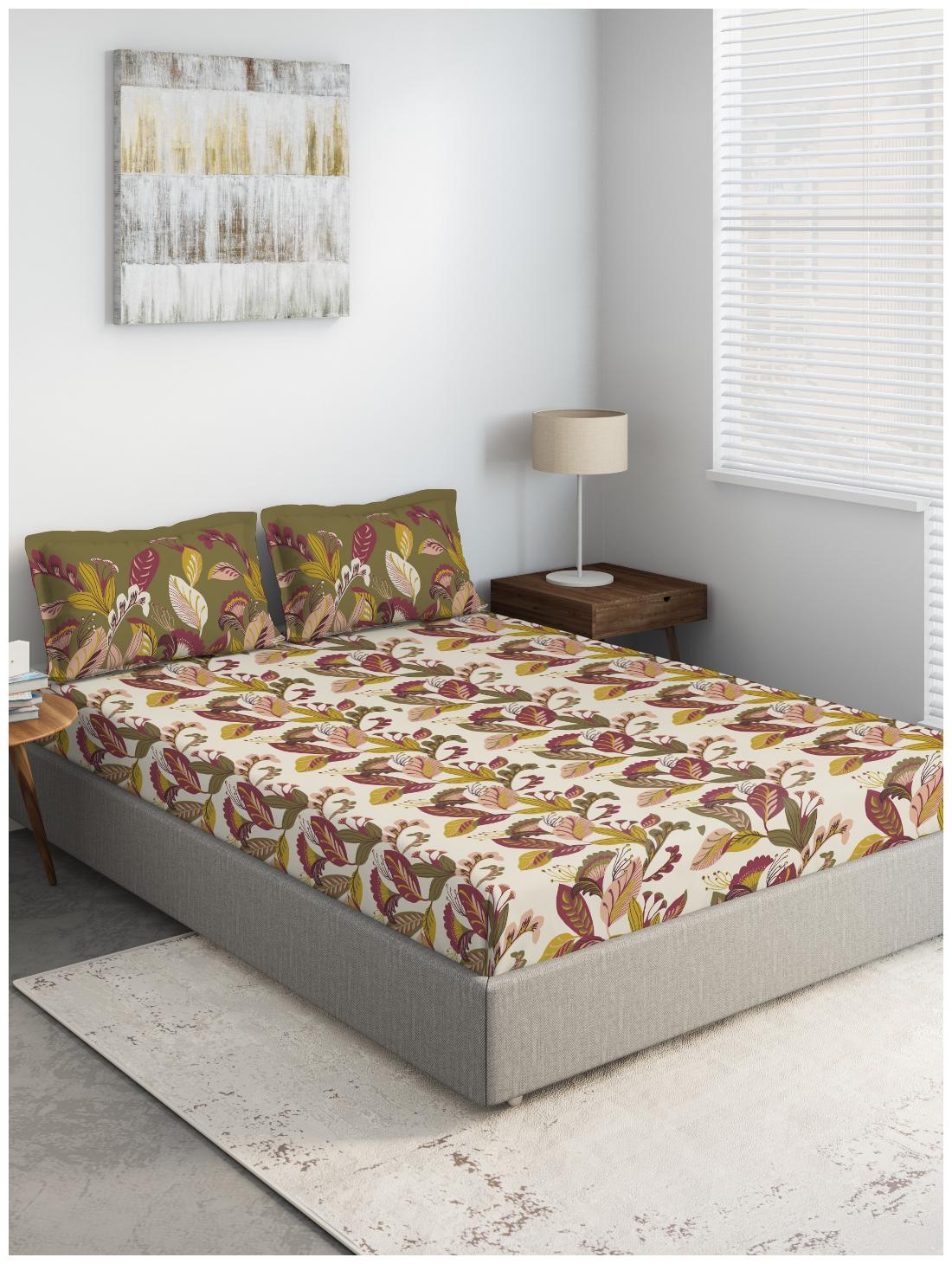D Decor Live Beautiful Cotton Floral Double Size Bedsheet 144 TC ( 1 Bedsheet With 2 Pillow Covers Red )
D Decor Live Beautiful Cotton Floral Double Size Bedsheet 144 TC ( 1 Bedsheet With 2 Pillow Covers Red )