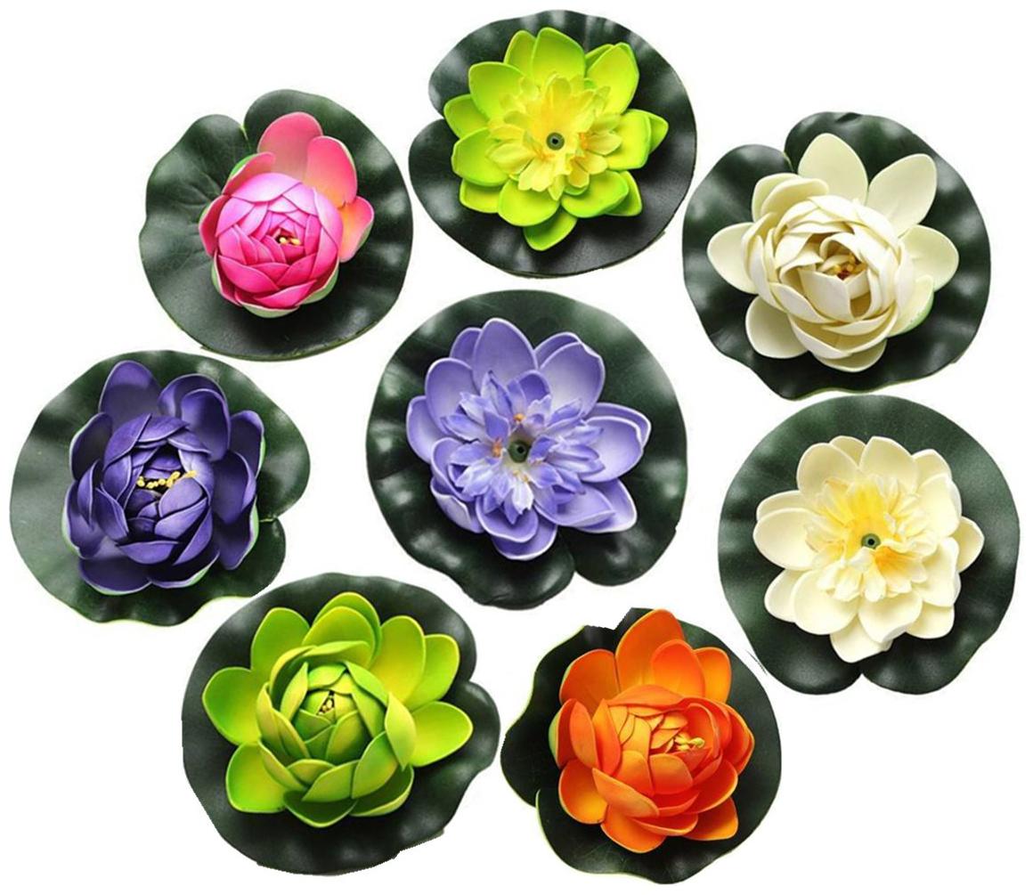 Dannyboyzs Artificial Flowers Floating Foam Lotus Flower Pond Deco Multicolor Wild Flower Artificial Flower (4 5 inch Pack of 8)
Dannyboyzs Artificial Flowers Floating Foam Lotus Flower Pond Deco Multicolor Wild Flower Artificial Flower (4 5 inch Pack of 8)