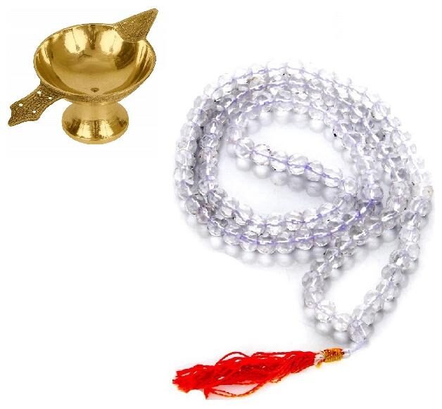 De-Ultimate Combo Of Laxmi Pital Diya Oil Ghee Lamp With Sphatik Mala For Puja Purpose
De-Ultimate Combo Of Laxmi Pital Diya Oil Ghee Lamp With Sphatik Mala For Puja Purpose
