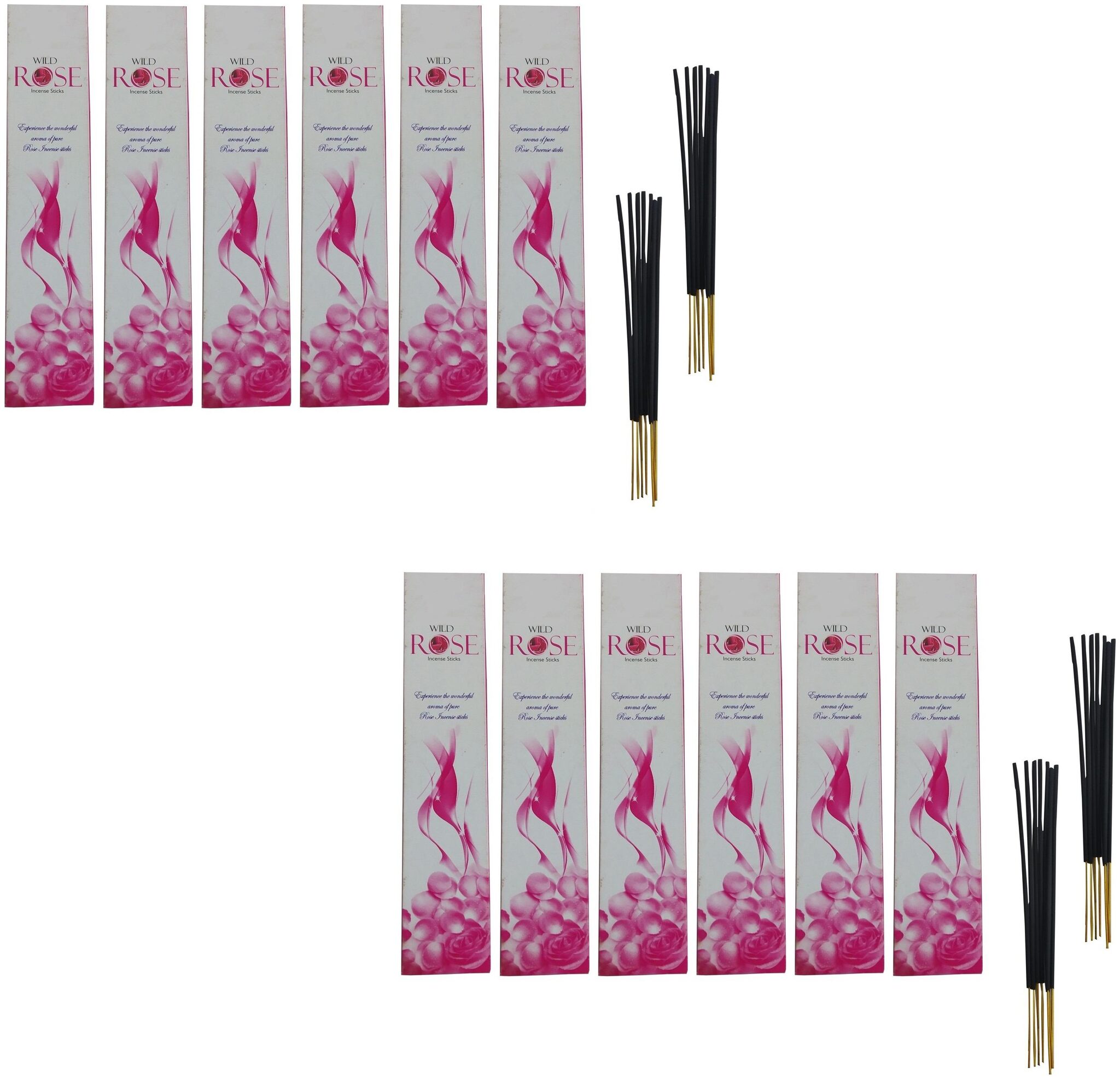 De-Ultimate (Set Of 12 Pkt) Natural Mosquito Out Repellent Pollution Free Dry Fresh Rose Gulab Fragrance (10 Grams In Each Box) Incense Sticks Agarbattis For Spiritual Purpose Worship Puja Mediation 
De-Ultimate (Set Of 12 Pkt) Natural Mosquito Out Repellent Pollution Free Dry Fresh Rose Gulab Fragrance (10 Grams In Each Box) Incense Sticks Agarbattis For Spiritual Purpose Worship Puja Mediation