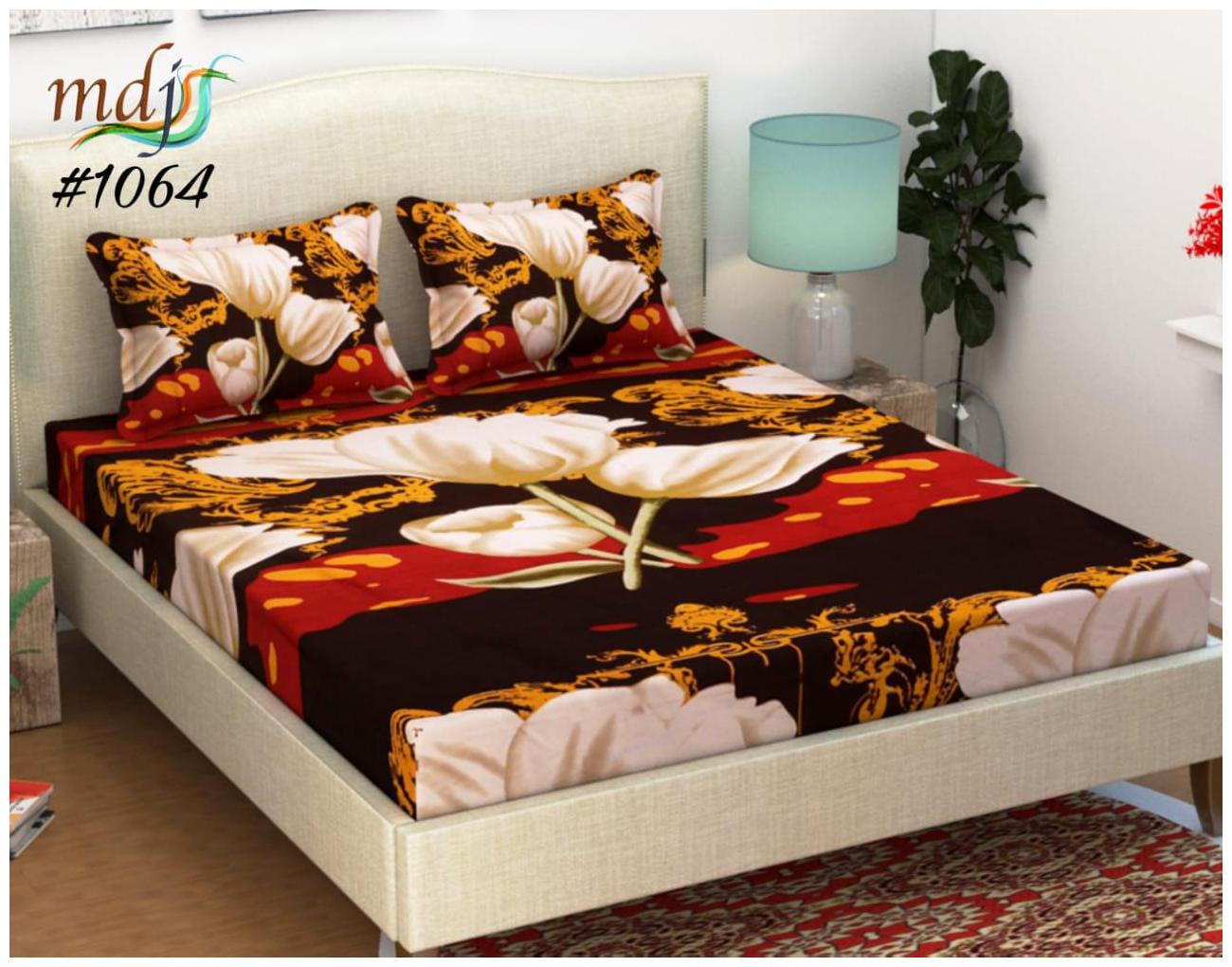 DECOROLOGY Cotton 3D Printed Queen Size Bedsheet 144 TC ( 1 Bedsheet With 2 Pillow Covers Multi )
DECOROLOGY Cotton 3D Printed Queen Size Bedsheet 144 TC ( 1 Bedsheet With 2 Pillow Covers Multi )