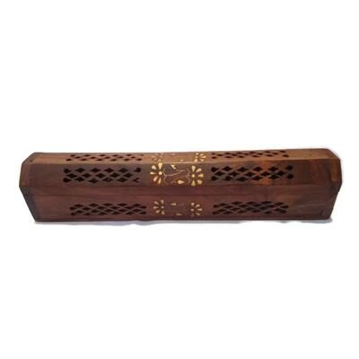 Desi Karigar wooden sheesham agarbatti incense stick dhoop batti box case stand holder
Desi Karigar wooden sheesham agarbatti incense stick dhoop batti box case stand holder
