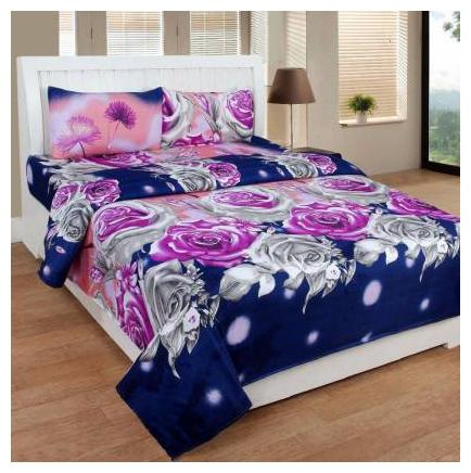 Design O Vista 3D Printed 144TC Poly Cotton Double Bedsheet With Two Pillow Covers
Design O Vista 3D Printed 144TC Poly Cotton Double Bedsheet With Two Pillow Covers
