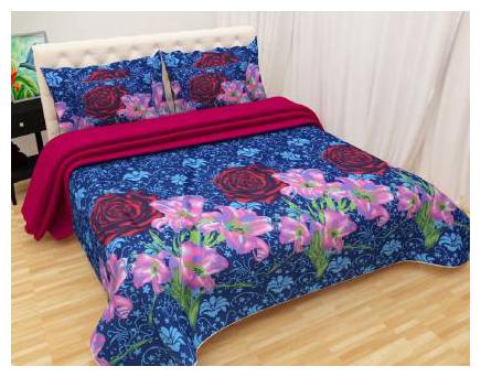 Design O Vista 3D Printed Bed Sheet 144TC Poly Cotton Bedsheet with Two Pillow Covers
Design O Vista 3D Printed Bed Sheet 144TC Poly Cotton Bedsheet with Two Pillow Covers