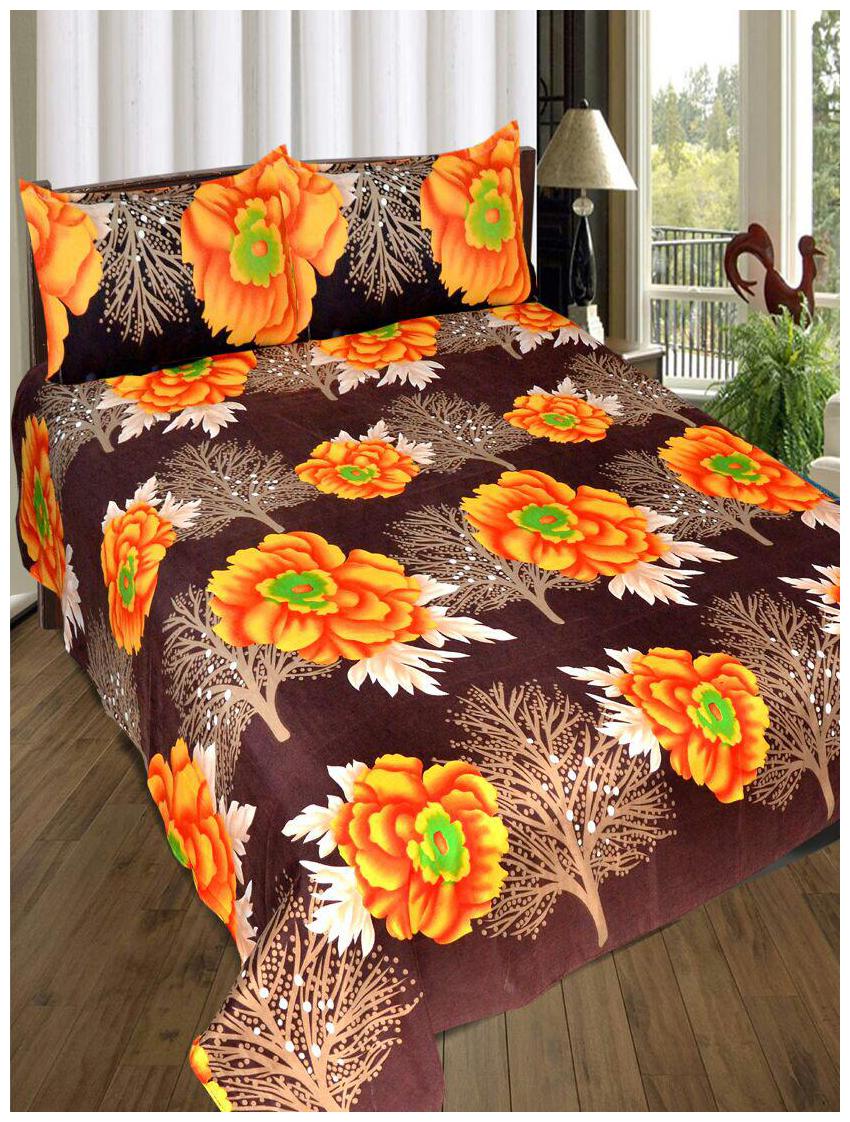 DINGGA DECOR Cotton Floral Double Size Bedsheet 150 TC ( 1 Bedsheet With 2 Pillow Covers Yellow )
DINGGA DECOR Cotton Floral Double Size Bedsheet 150 TC ( 1 Bedsheet With 2 Pillow Covers Yellow )