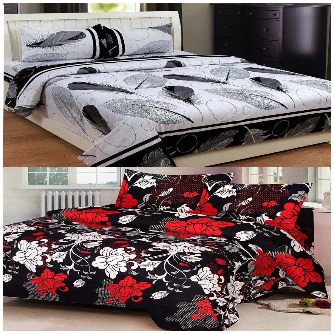 DINGGA DECOR Cotton Abstract Double Size Bedsheet 150 TC ( 2 Bedsheet With 4 Pillow Covers Multi )
DINGGA DECOR Cotton Abstract Double Size Bedsheet 150 TC ( 2 Bedsheet With 4 Pillow Covers Multi )