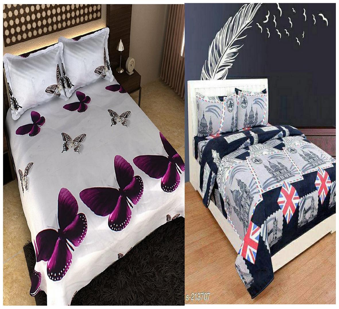 DINGGA DECOR Cotton Printed Double Size Bedsheet 180 TC ( 2 Bedsheet With 4 Pillow Covers Multi )
DINGGA DECOR Cotton Printed Double Size Bedsheet 180 TC ( 2 Bedsheet With 4 Pillow Covers Multi )