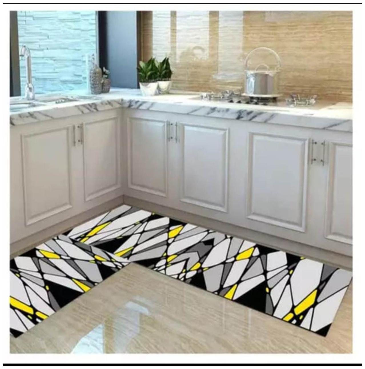 Dingga Decor Anti Skid Washable Digital Printed Luxury Kitchen Floor Mat Pack Set of 2
Dingga Decor Anti Skid Washable Digital Printed Luxury Kitchen Floor Mat Pack Set of 2