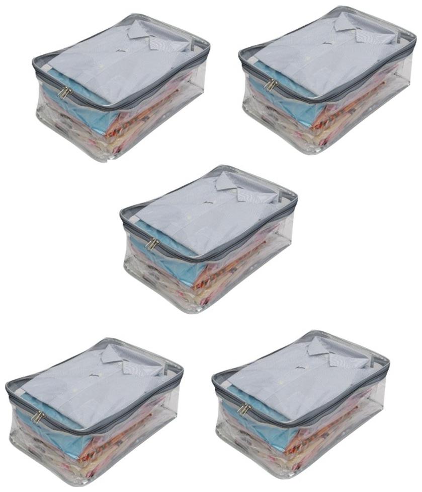 DIVYANA Combo Set of 5 pcs Transparent Shirt Cover Blouse cover Salwar Suit Cover Kurti Cover Organiser Cover Multi purpose cover Gift cover (Large)
DIVYANA Combo Set of 5 pcs Transparent Shirt Cover Blouse cover Salwar Suit Cover Kurti Cover Organiser Cover Multi purpose cover Gift cover (Large)