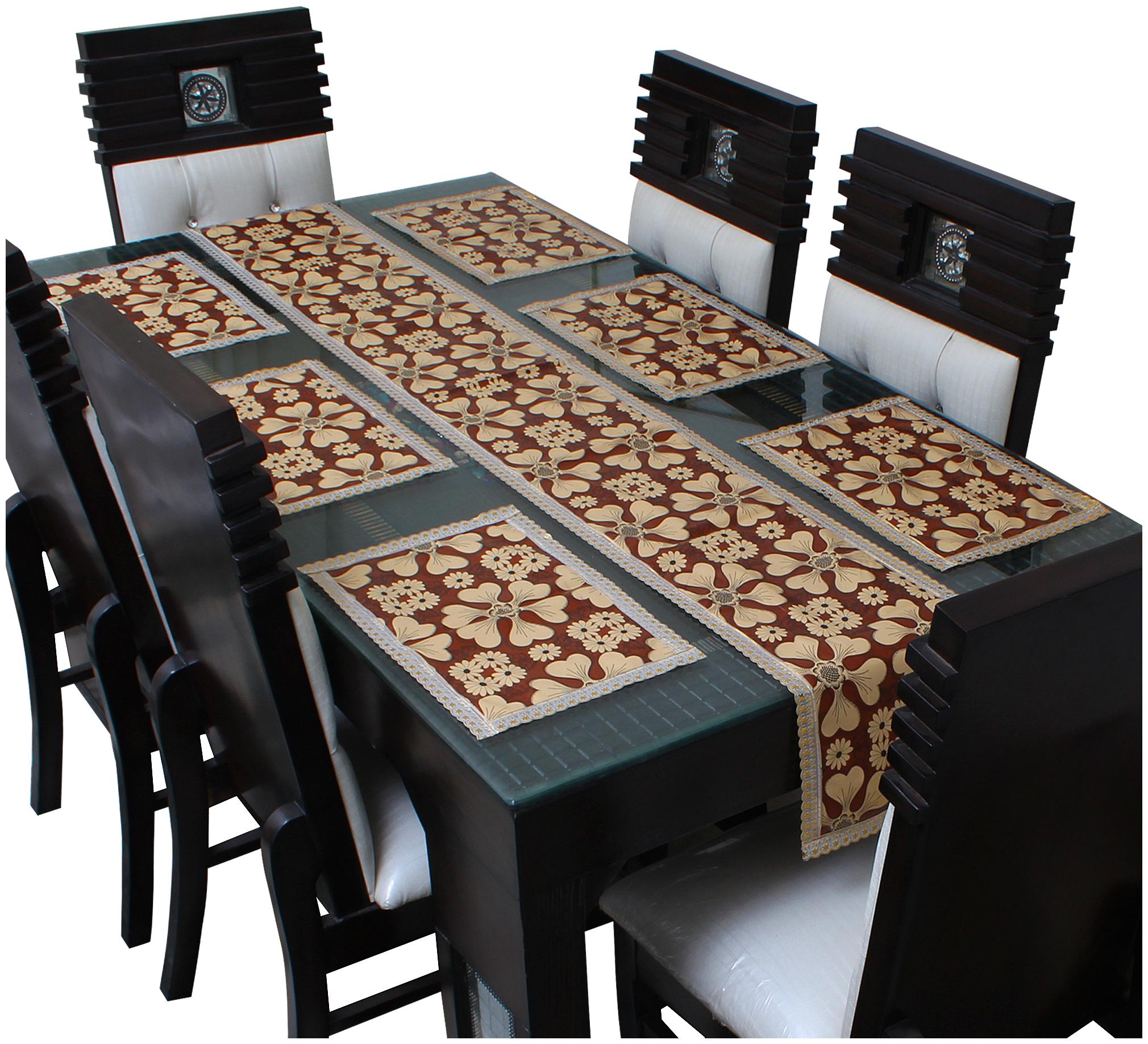 Dream Care Waterproof Table Runner With Mats (6 pcs Placemats 1 Table Runner)
Dream Care Waterproof Table Runner With Mats (6 pcs Placemats 1 Table Runner)