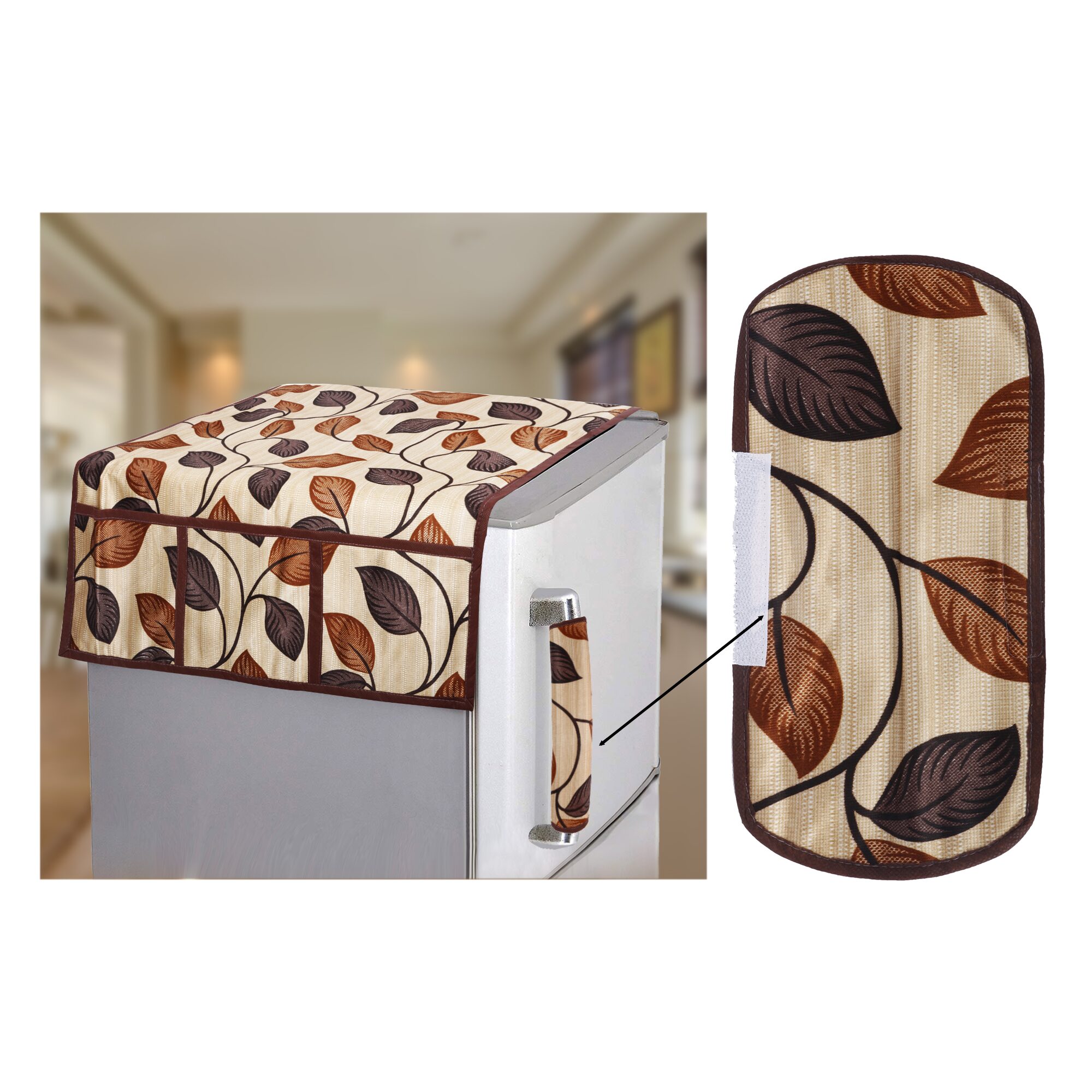 E-Retailer Combo Set of Polyester 3-Layered Fridge Top Cover and 1 Pc Fridge Handle Cover
E-Retailer Combo Set of Polyester 3-Layered Fridge Top Cover and 1 Pc Fridge Handle Cover